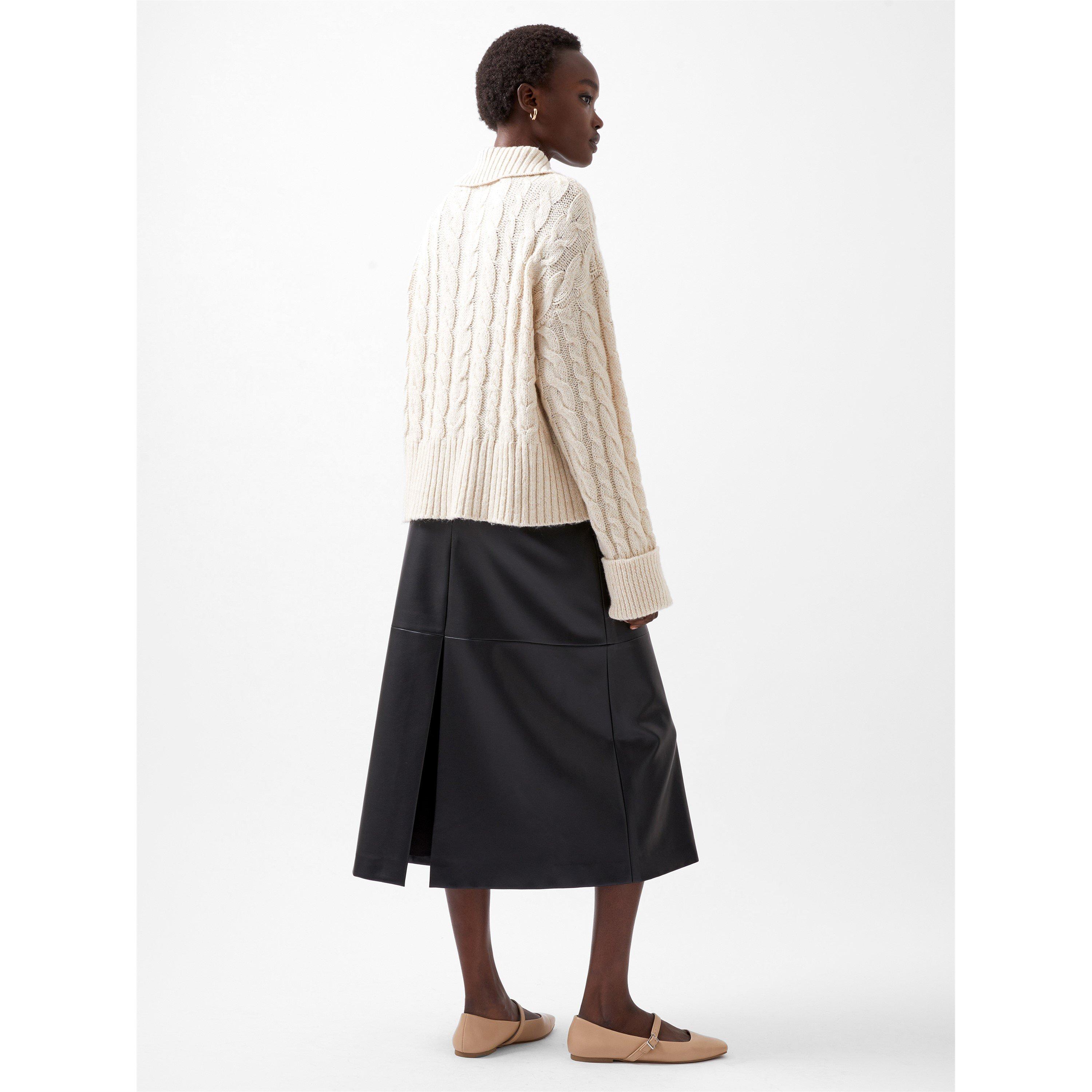 Porcelin Cream - French Connection - Women's Kyla Crew Neck Jumper - 4