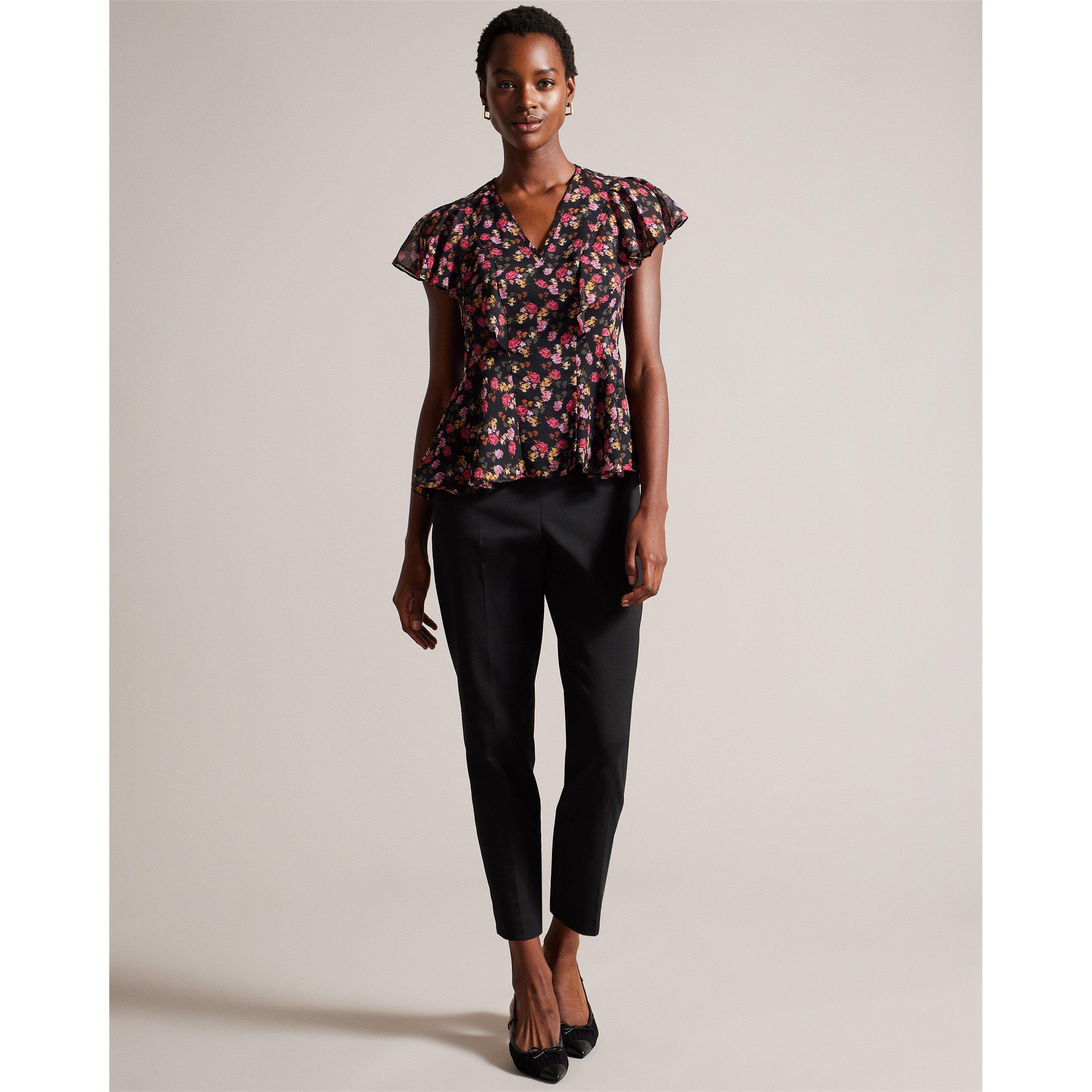 Zwart - Ted Baker - Women's Riivia Peplum Top - 3