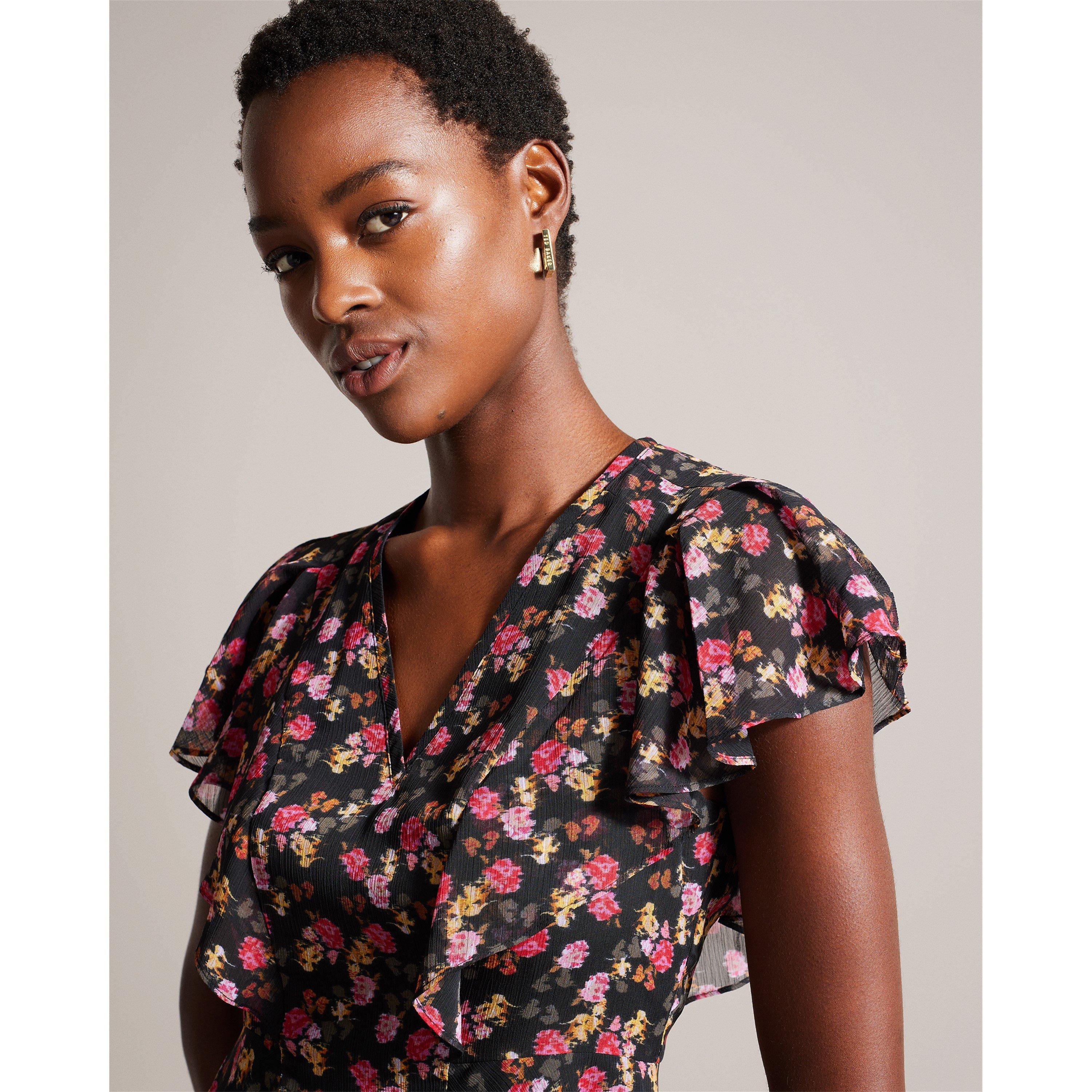 Zwart - Ted Baker - Women's Riivia Peplum Top - 4