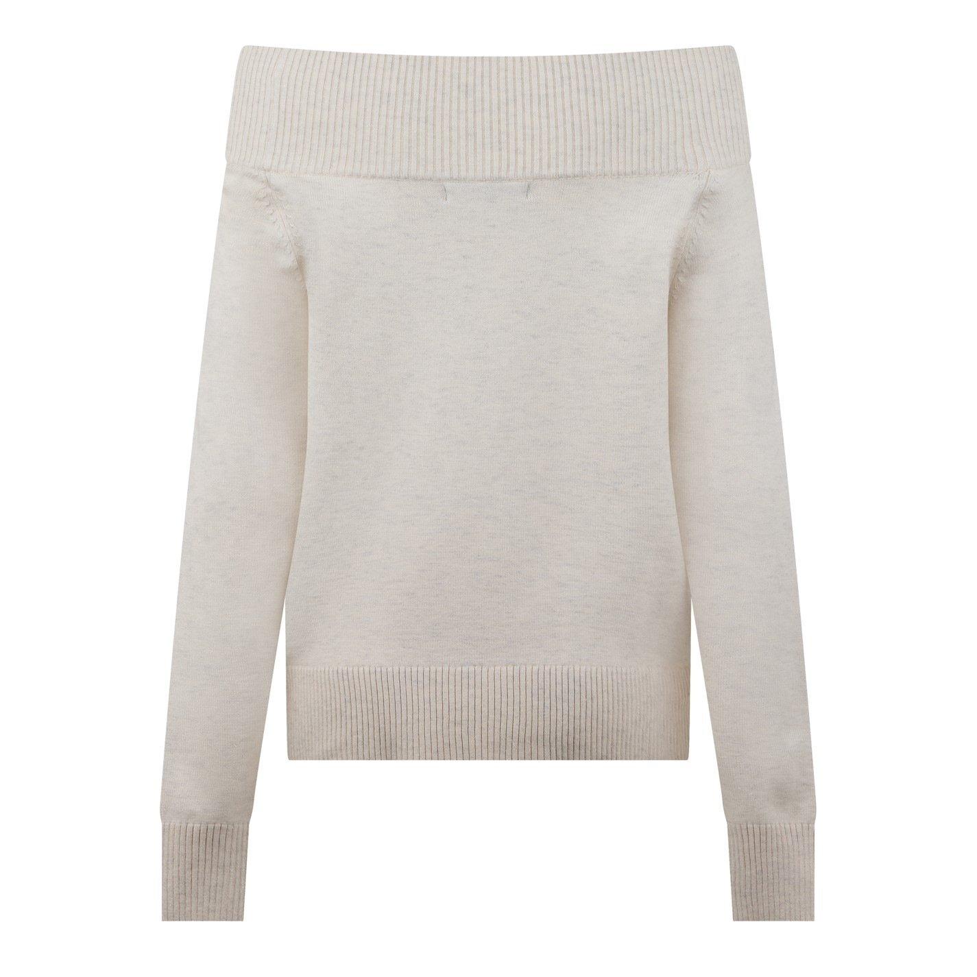 Whitecap Grey - Biba - Biba Knitted Bardot Jumper - 5