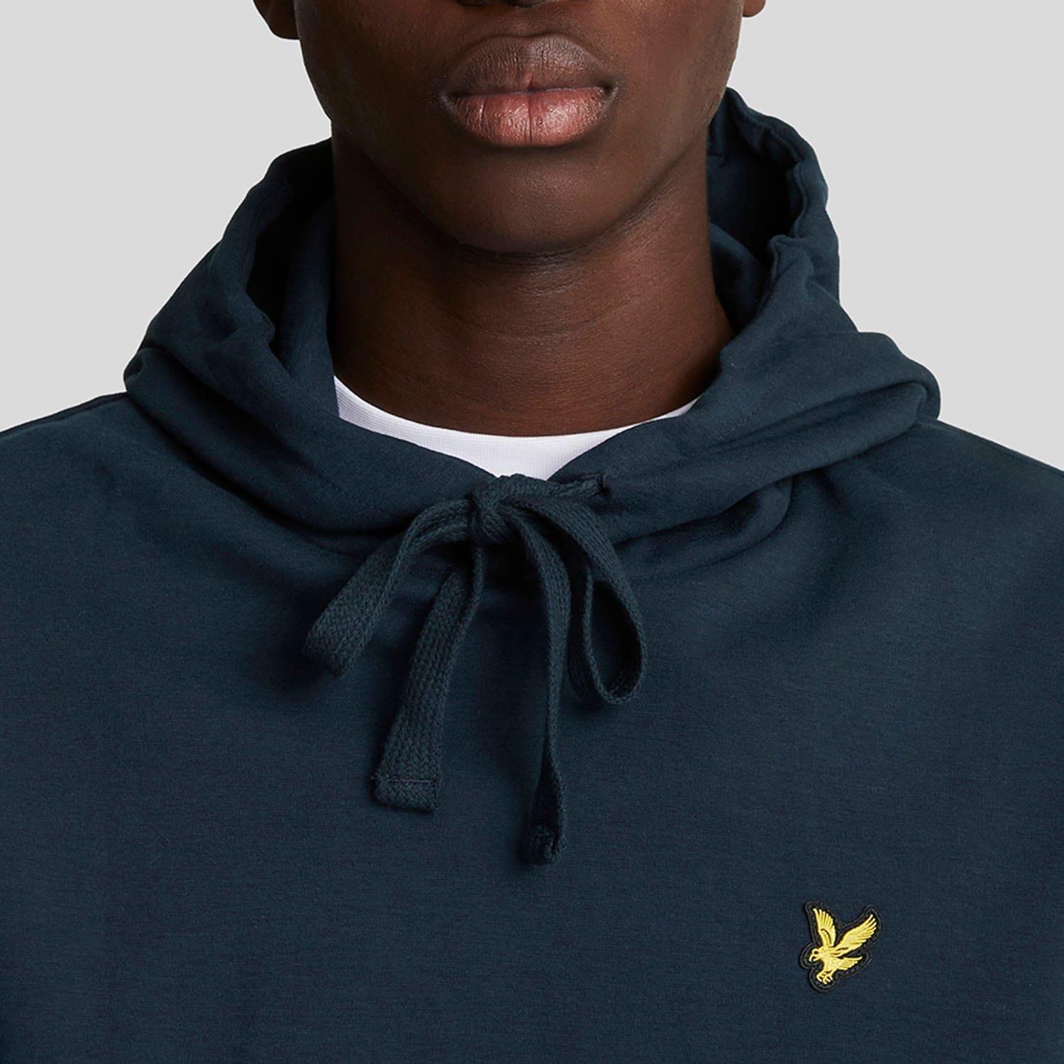 Navy - Lyle and Scott - Interlock Hoodie - 4