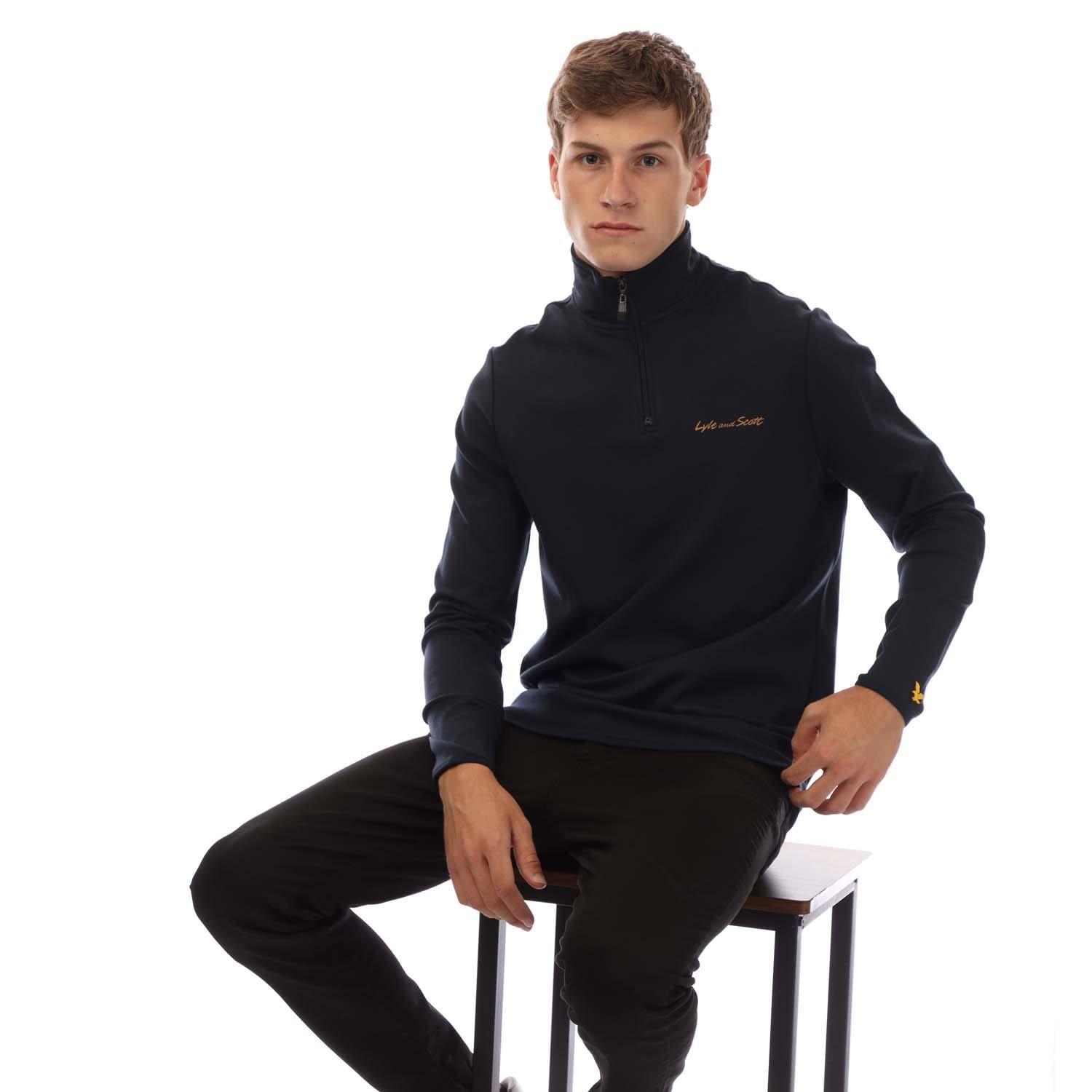 Navy - Lyle and Scott - Academy Fly Fleece Tracksuit - 4