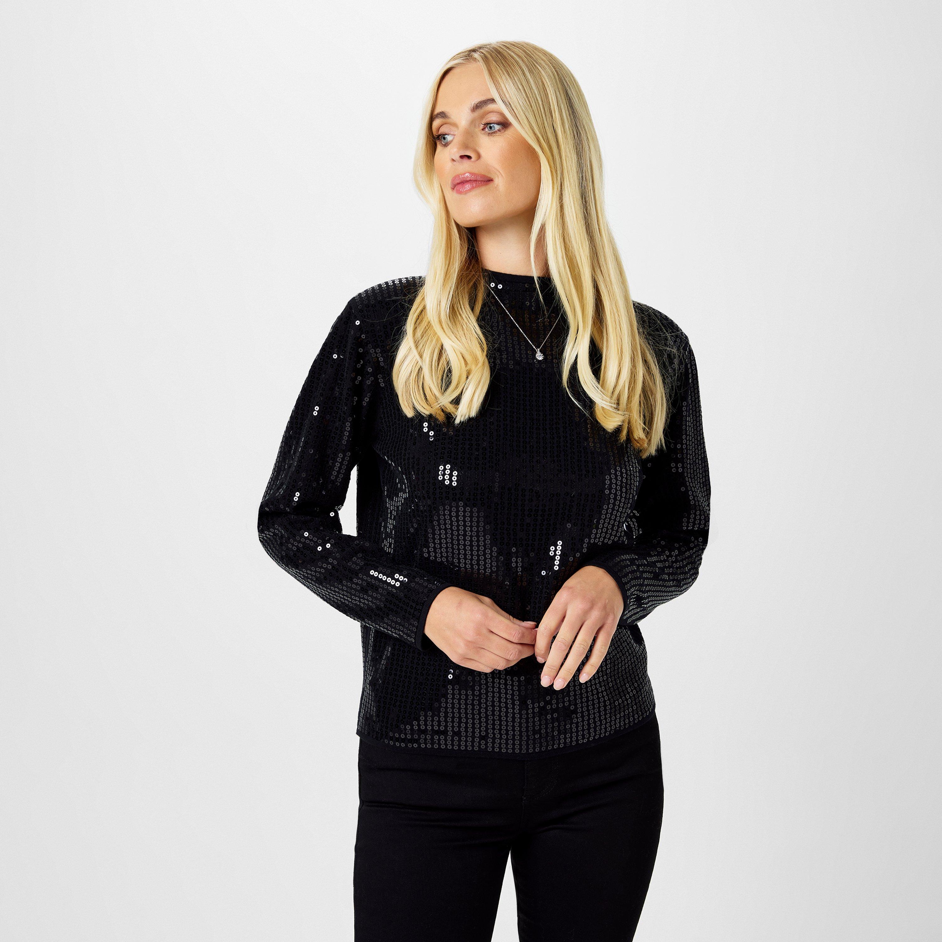 Noir - Biba - Biba Sequin Jumper - 3