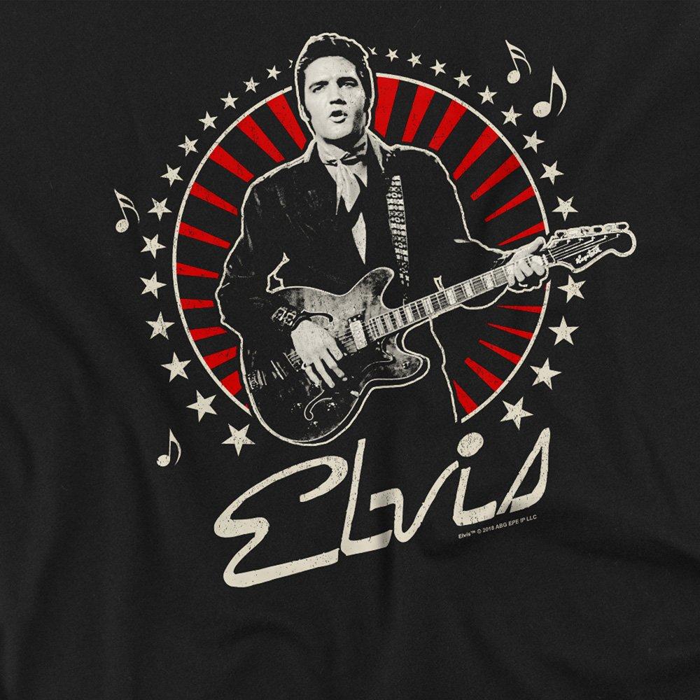 Black - Elvis Presley - Elvis Presley Stars T-Shirt Black - 2