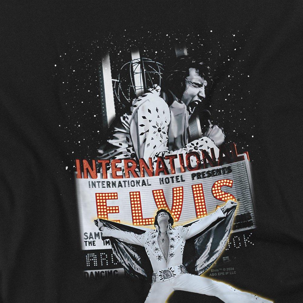 Black - Elvis Presley - Elvis Presley Las Vegas Kids T-Shirt Black - 2
