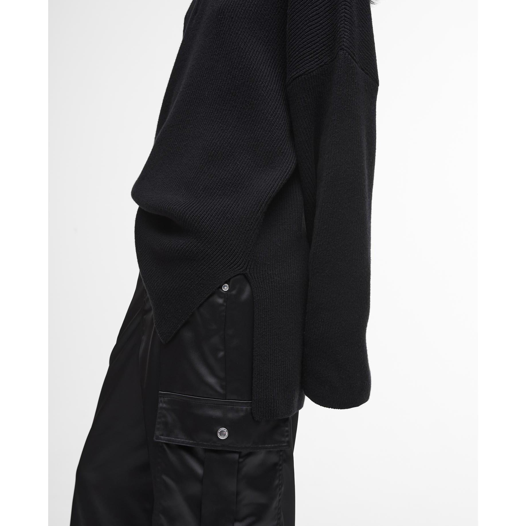 Black - Barbour International - Franchesca Half-Zip Jumper - 4