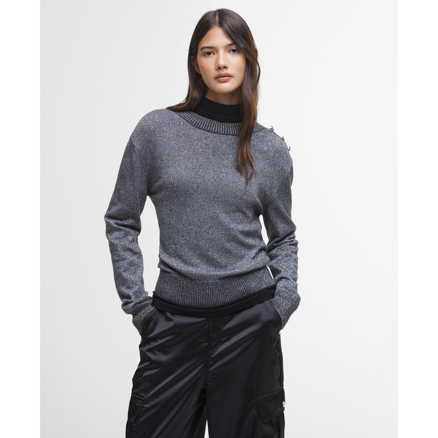 Chrome - Barbour International - Jade Crew Neck Jumper - 1