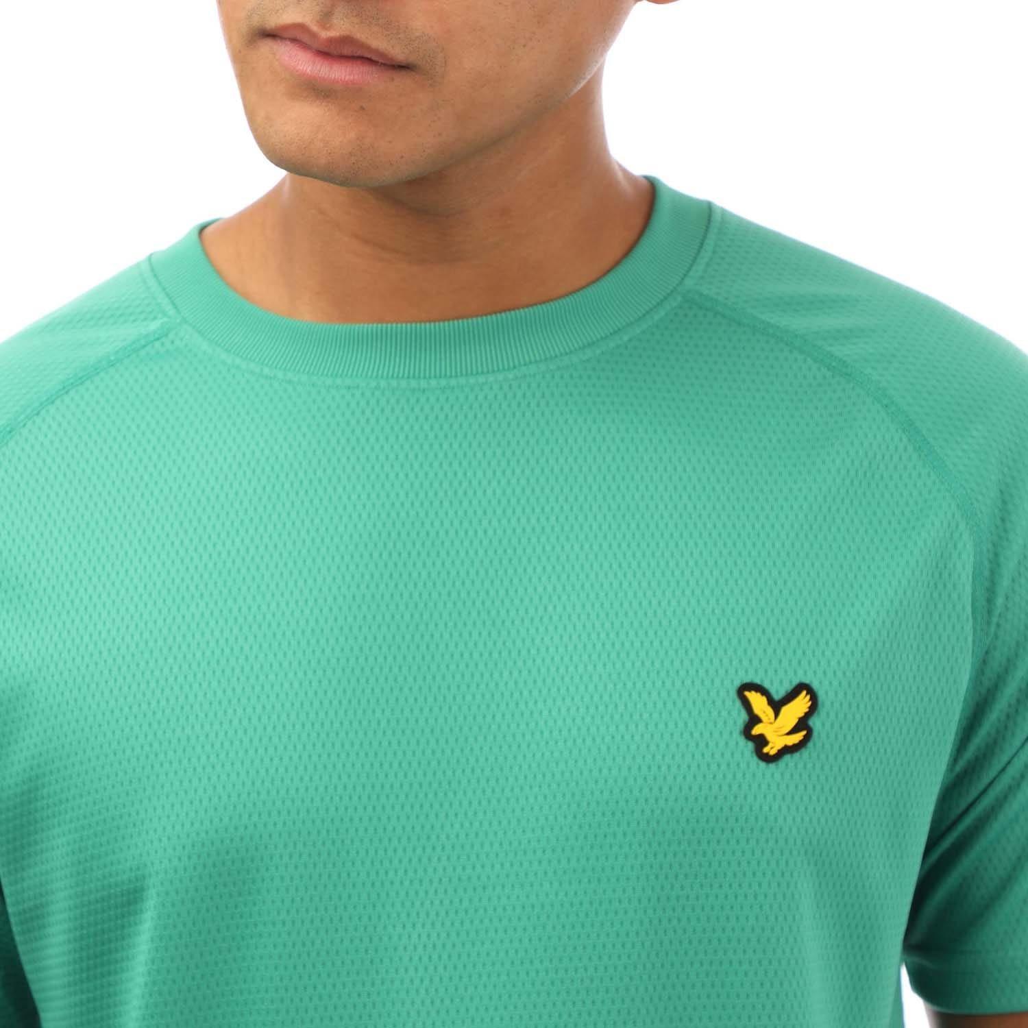 Green - Lyle and Scott - Core Raglan T-Shirt - 2