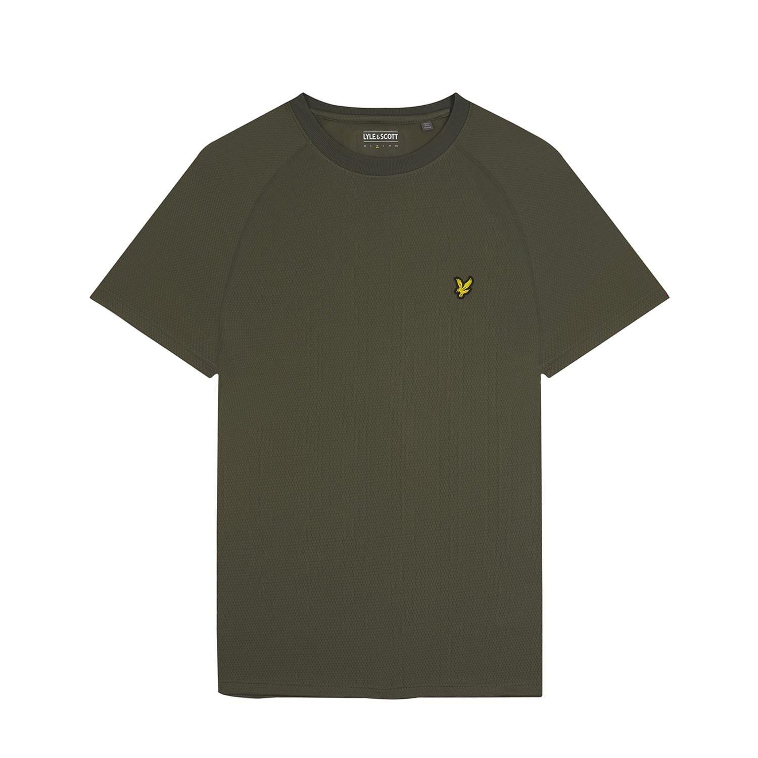 Green - Lyle and Scott - Core Raglan T-Shirt - 5