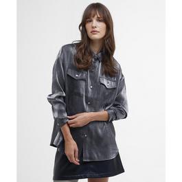 Barbour International Della Satin Long-Sleeved Shirt