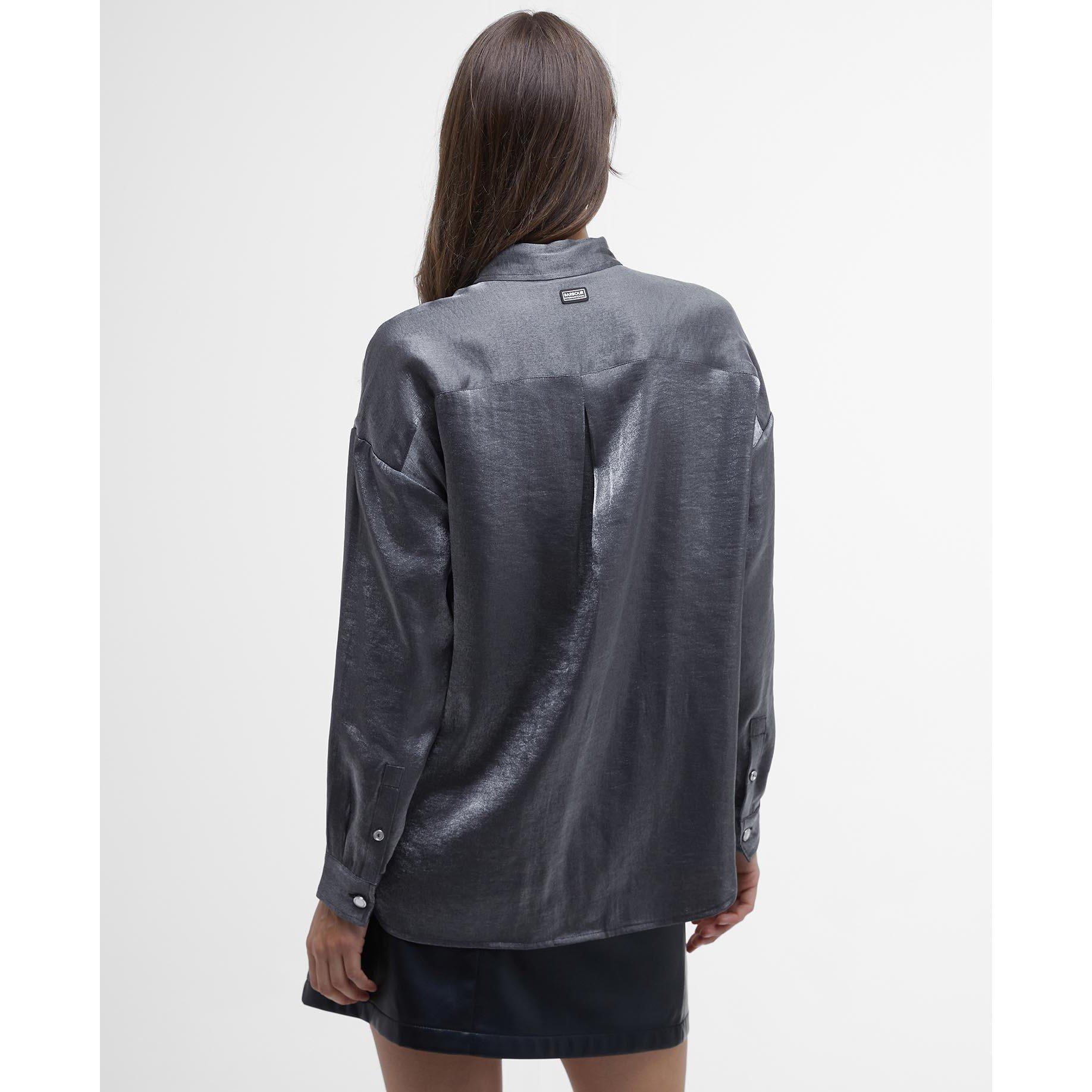 Chrome - Barbour International - Della Satin Long-Sleeved Shirt - 2