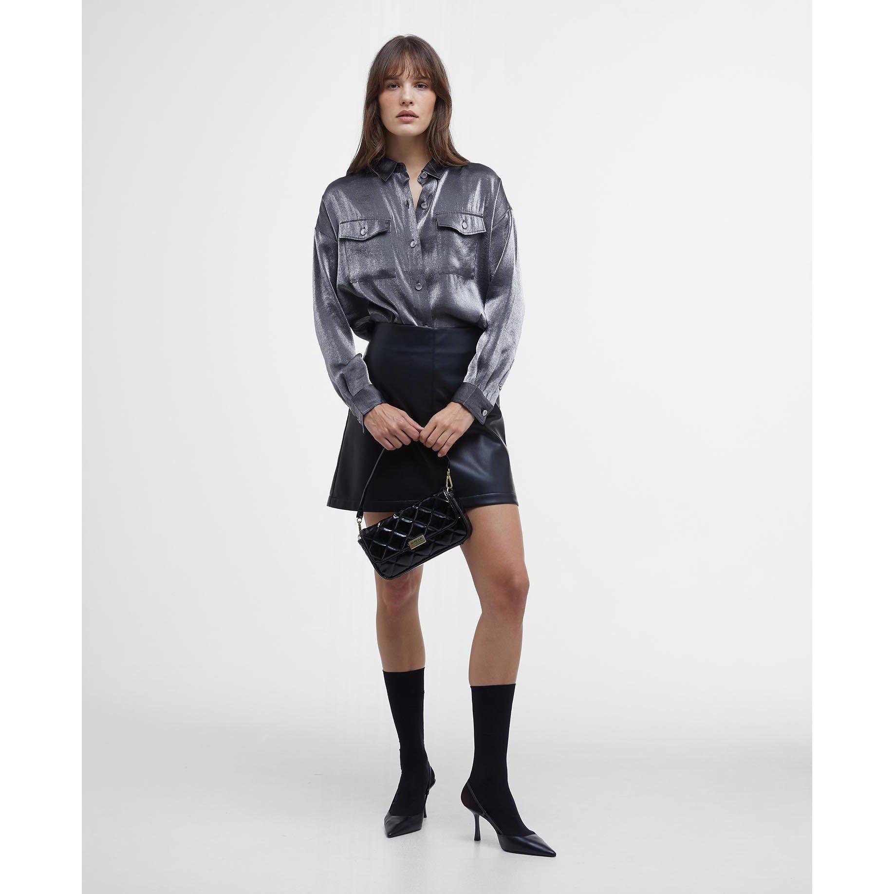 Chrome - Barbour International - Della Satin Long-Sleeved Shirt - 3