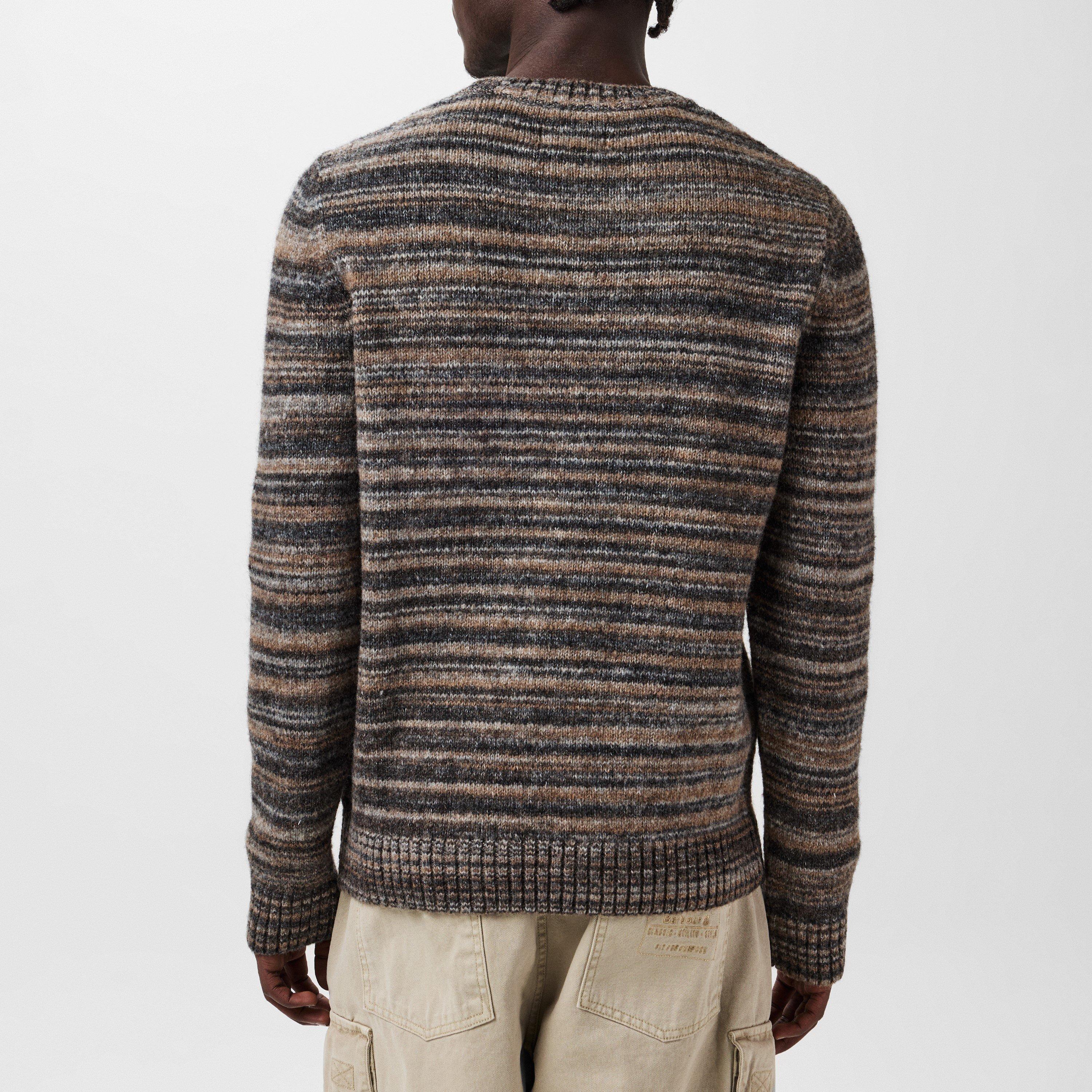 Charcoal CH91 - Barbour - Pateley Striped Crew Neck Jumper - 3