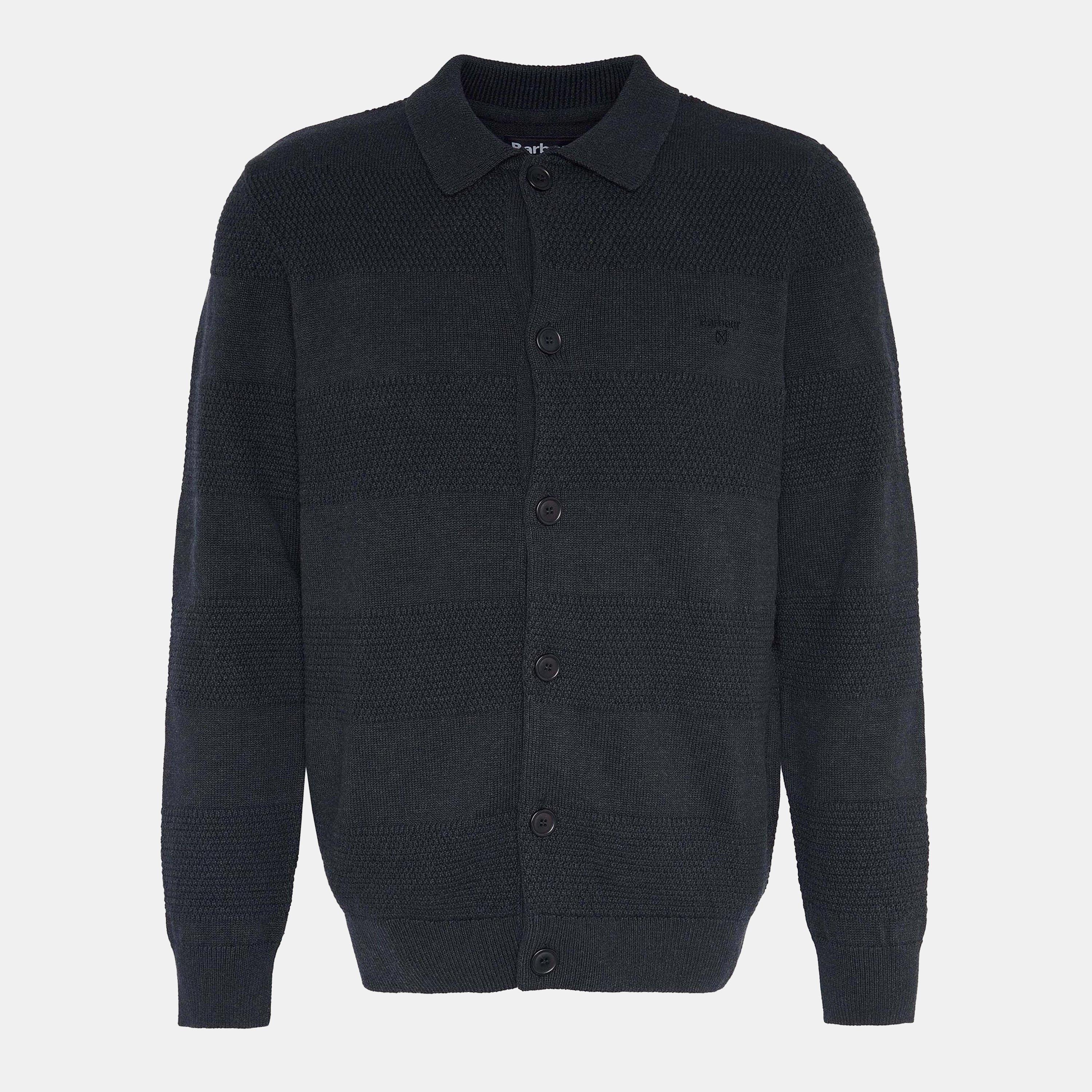 Black BK52 - Barbour - Filley Collared Cardigan - 1