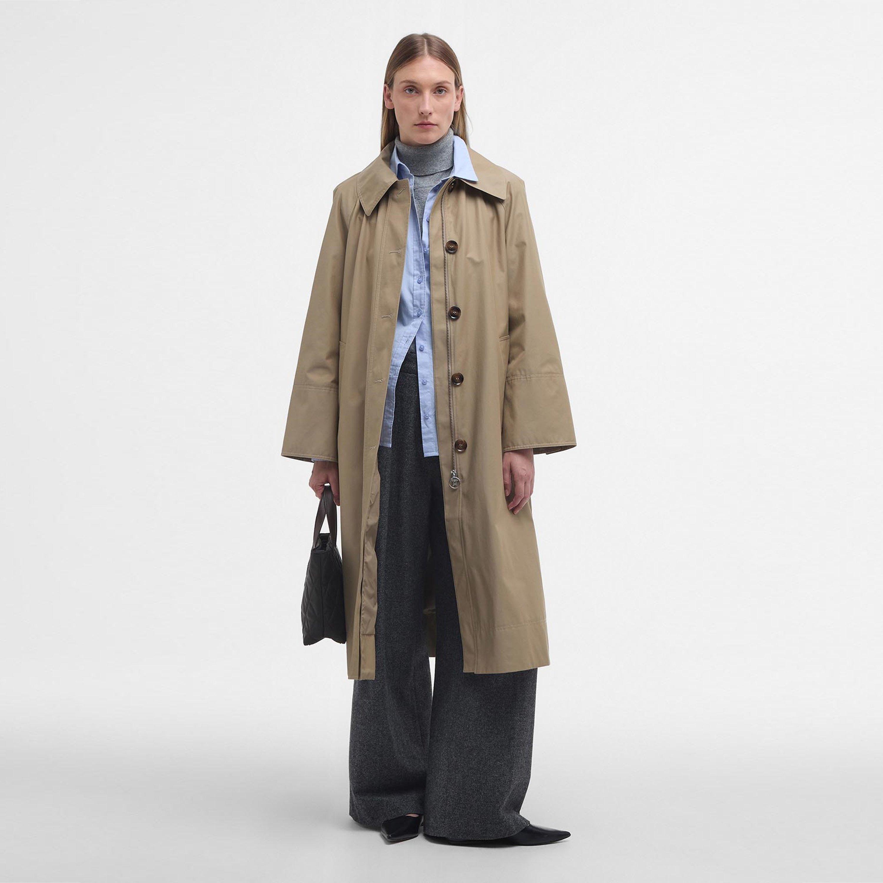 Trench/Tartan - Barbour - Women's Beatrix Showerproof Trench Coat - 5