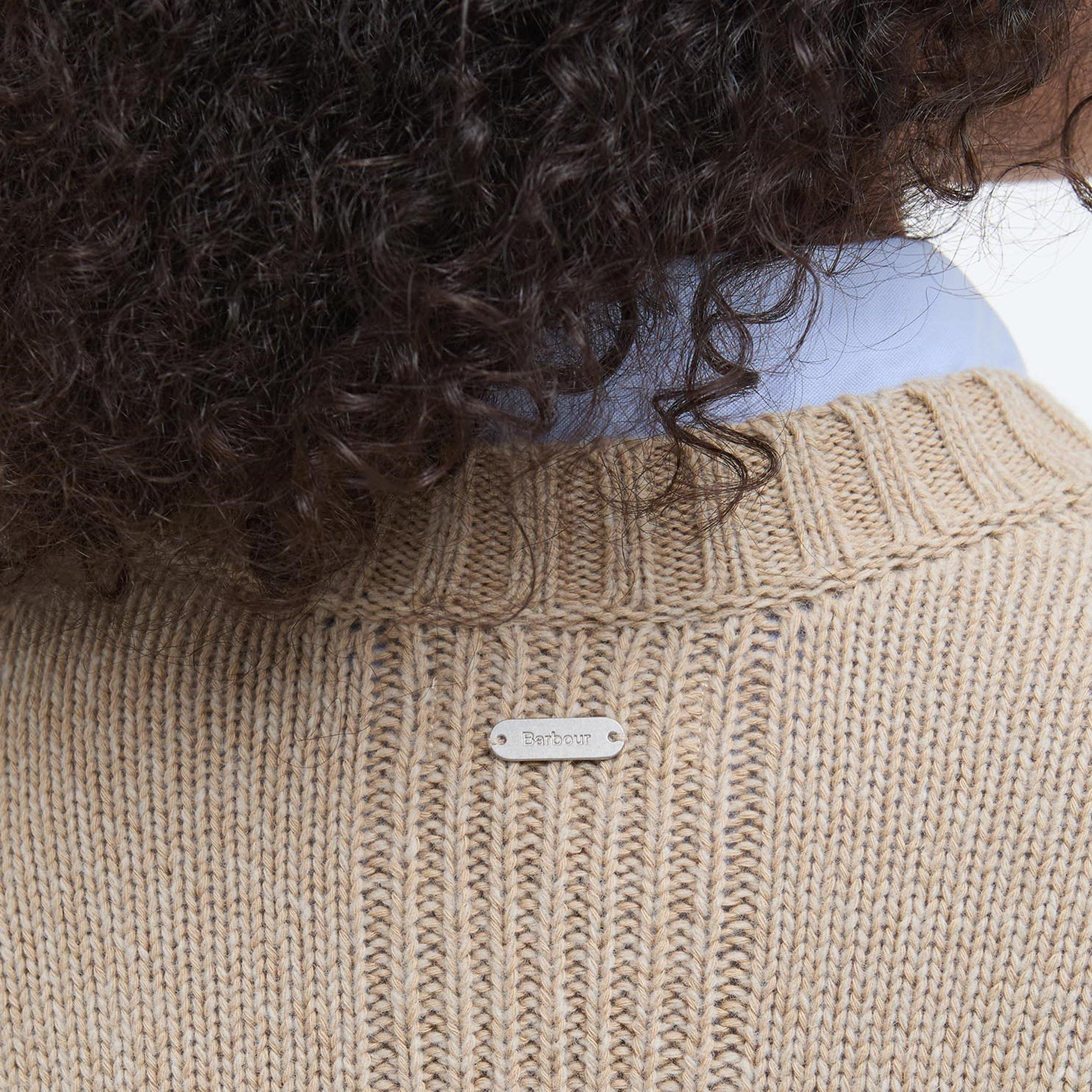 Camel - Barbour - Cassandra Crew Neck Jumper - 4