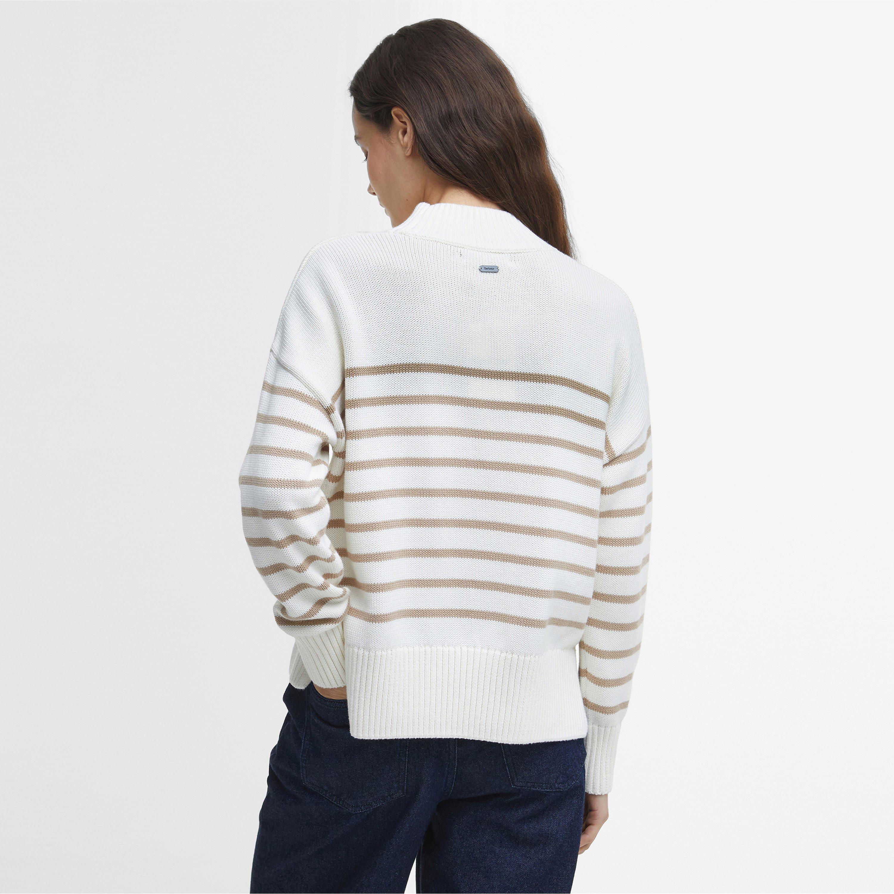 Cloud/Camel - Barbour - Shelly Striped High-Neck Jumper - 3