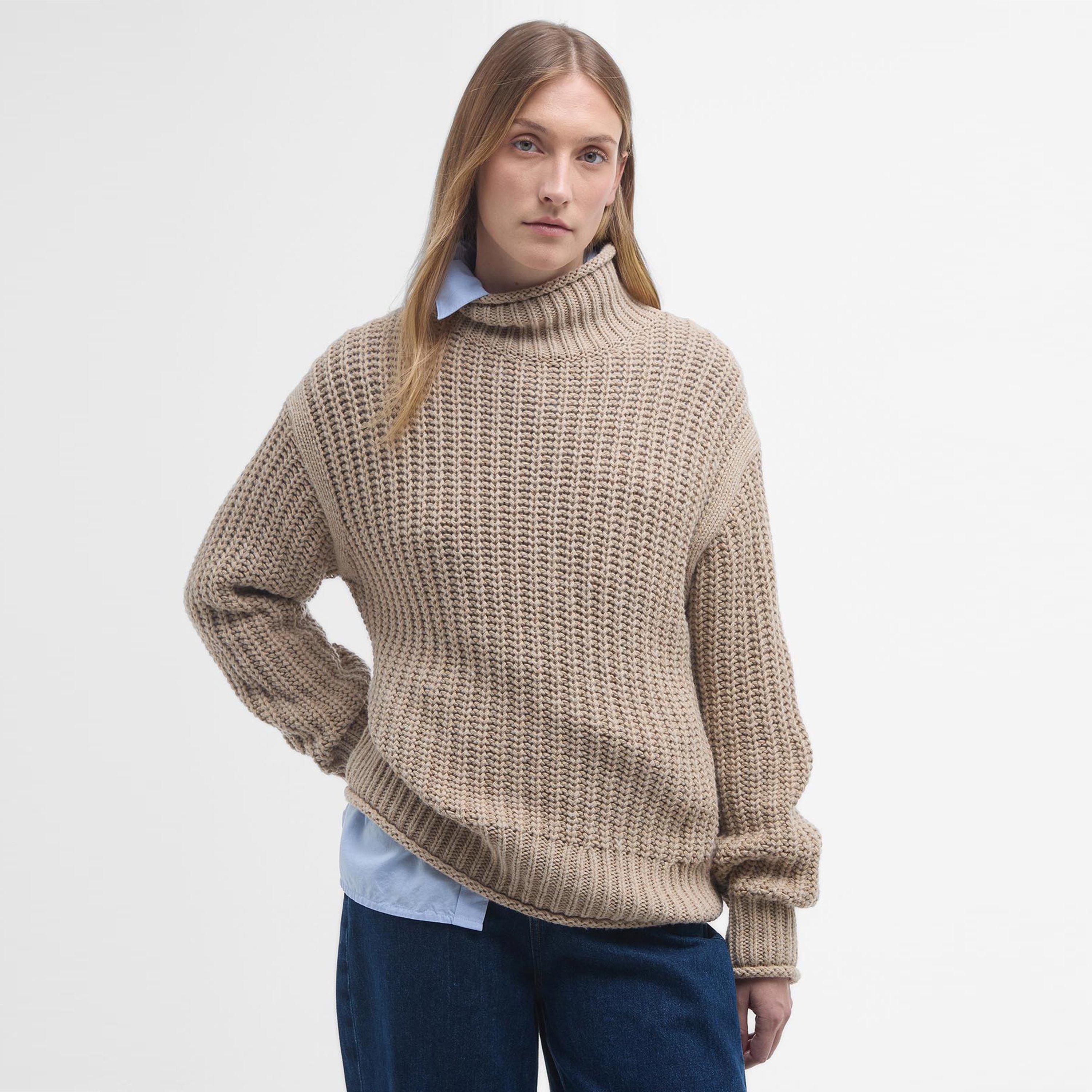 Camel - Barbour - Rockliffe Rollneck Jumper - 2