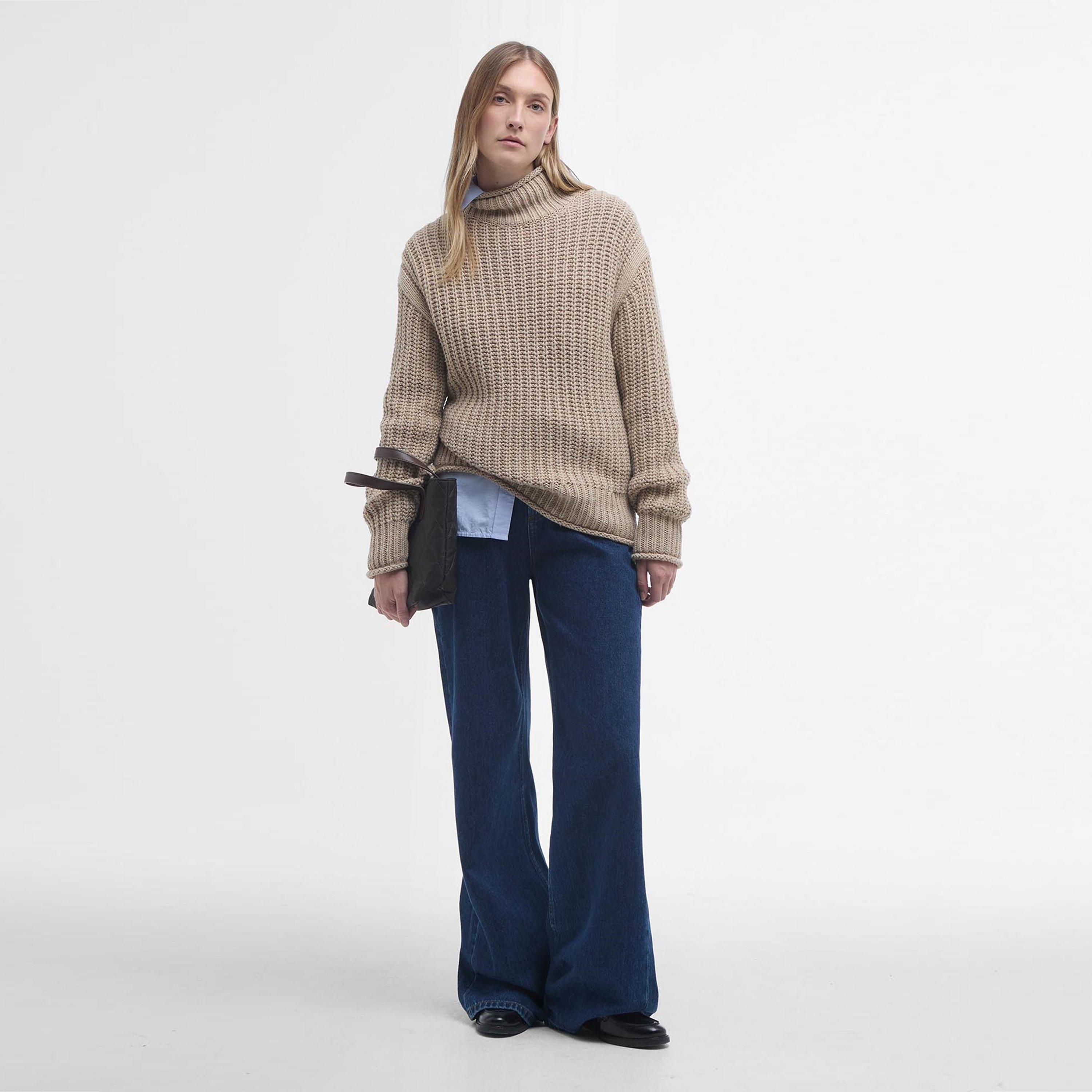 Camel - Barbour - Rockliffe Rollneck Jumper - 5