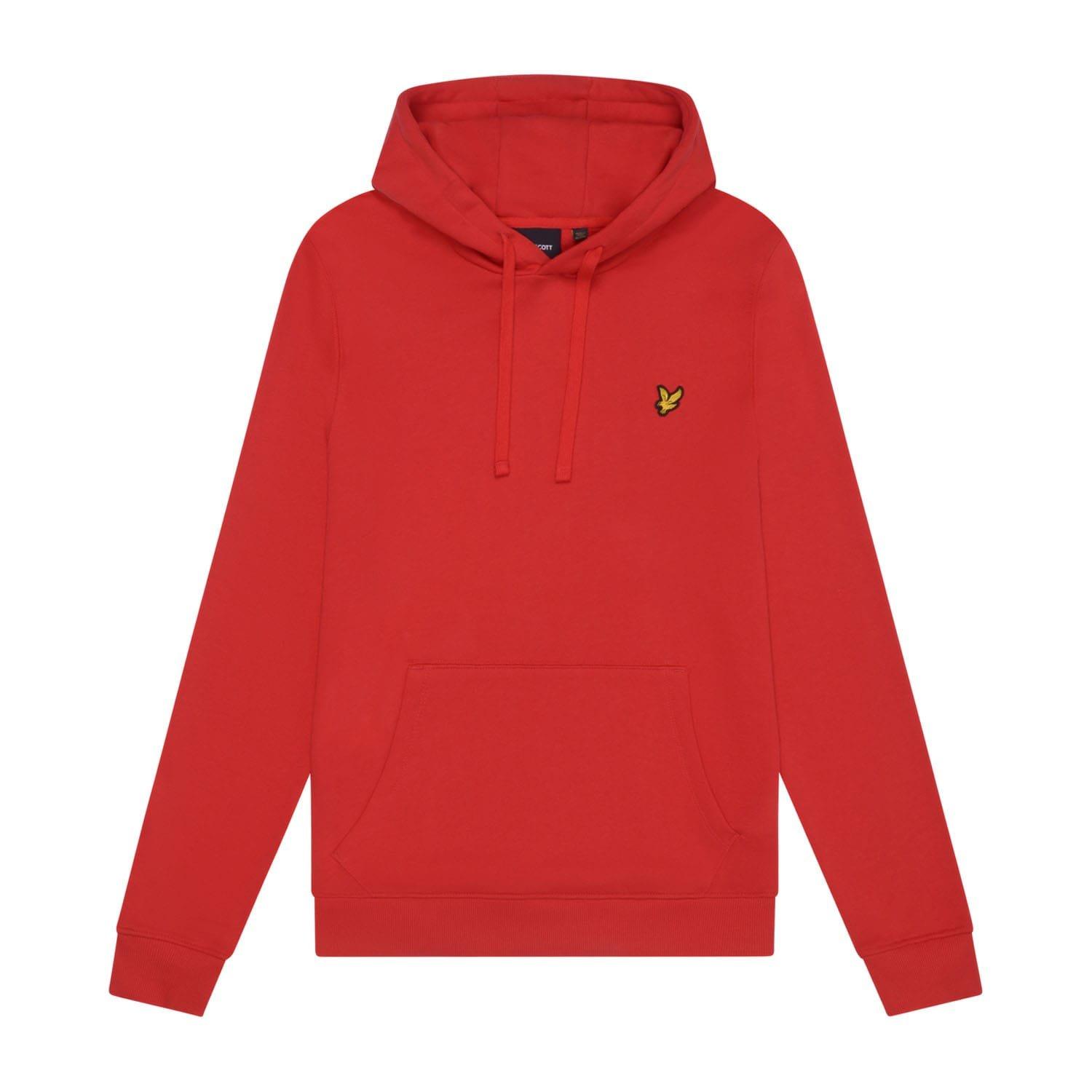 Red - Lyle and Scott - Pullover Hoodie - 5