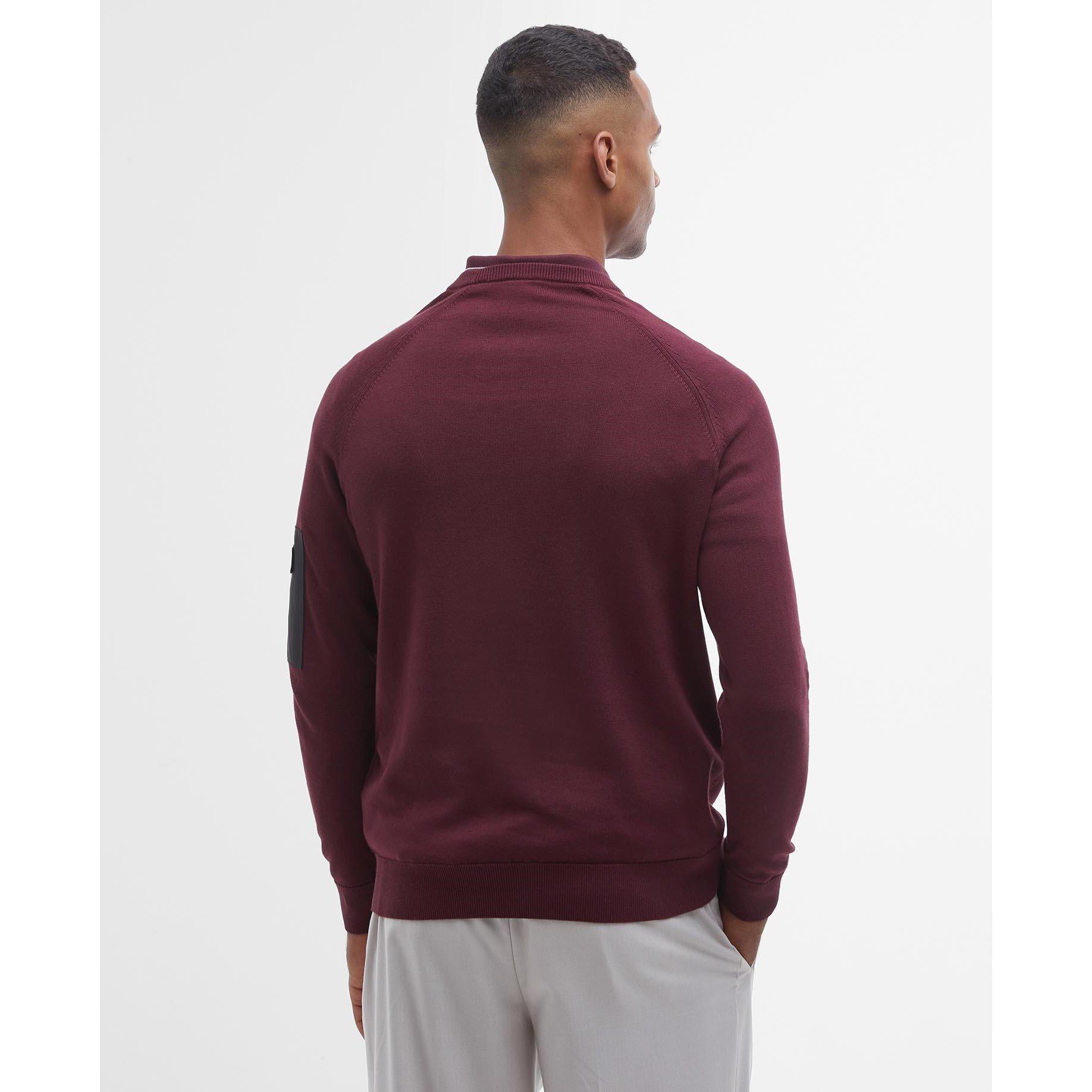 Bordeaux RE98 - Barbour International - Blades Crew Neck Jumper - 3