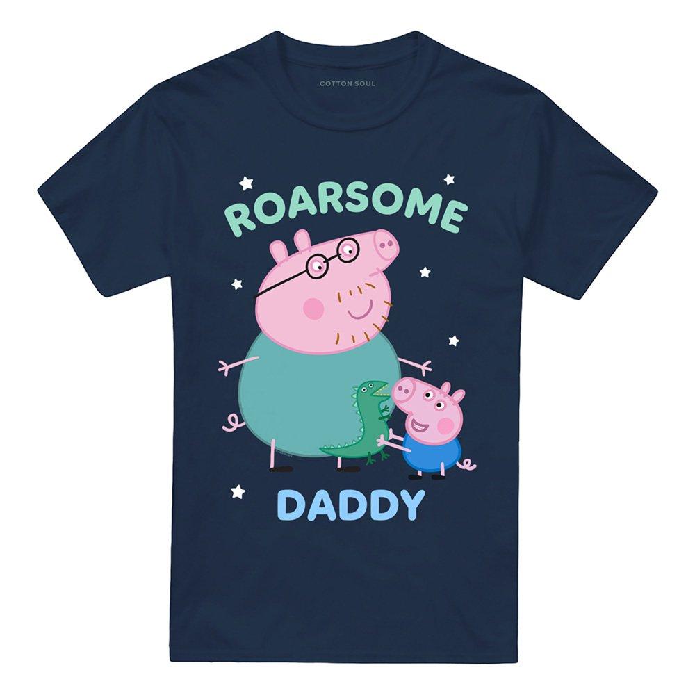 Navy - Hasbro - Peppa Pig Roarsome Daddy Pig T Shirt Navy - 4