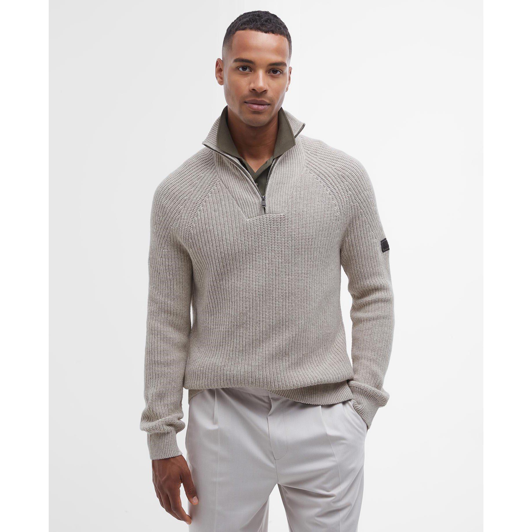 WhisperWht WH32 - Barbour International - Chester Half-Zip Jumper - 3