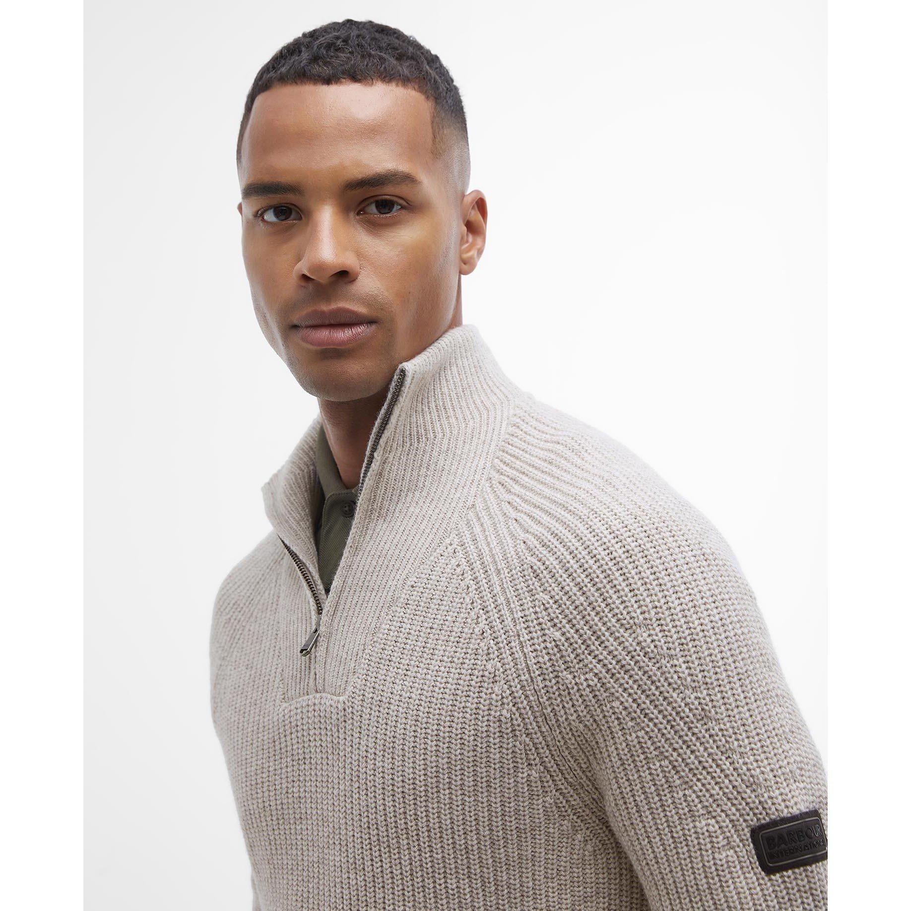 WhisperWht WH32 - Barbour International - Chester Half-Zip Jumper - 5