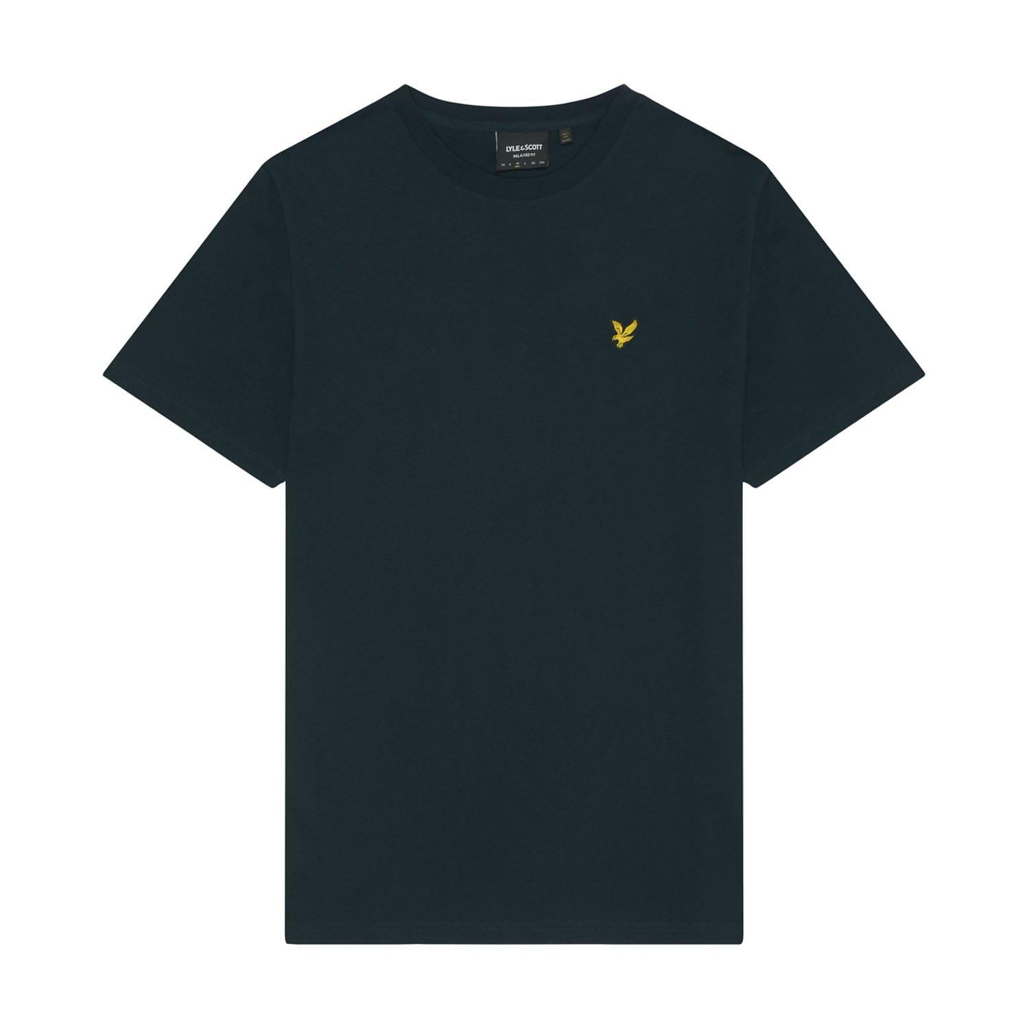 Navy - Lyle and Scott - Tartan Heritage Graphic T-Shirt - 5