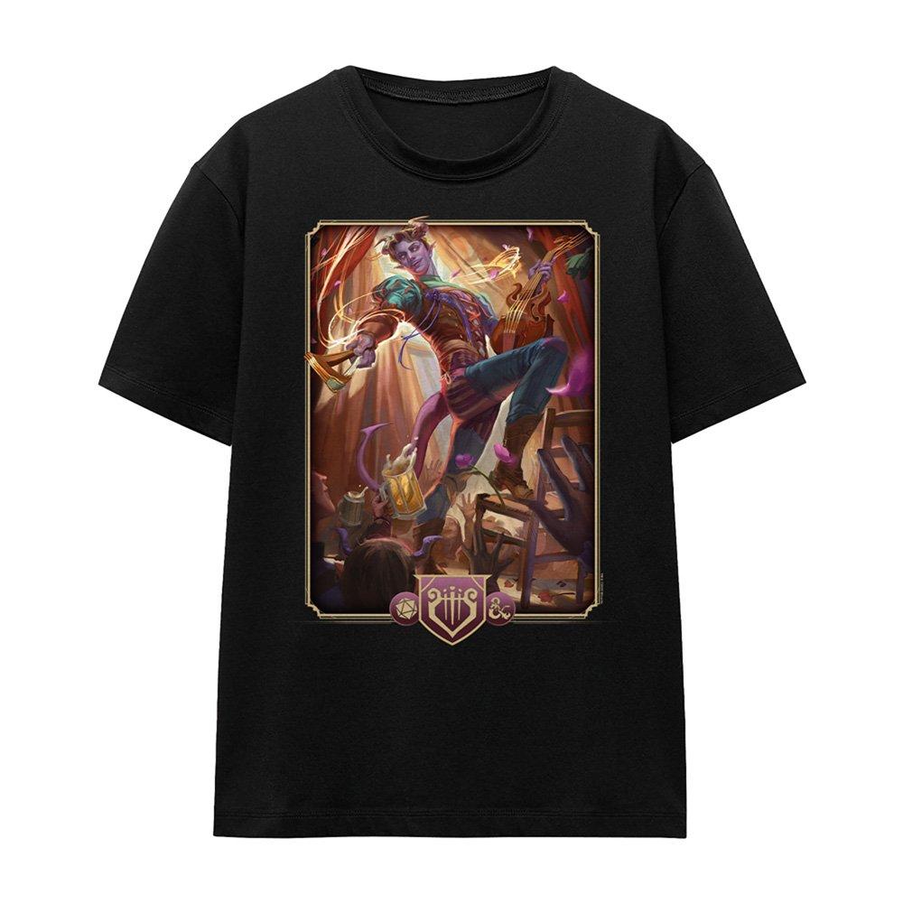 Black - Hasbro - Dungeons & Dragons - 2024 Bard Key Art T-Shirt - 4