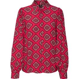 Vero Moda Long Sleeve Patterned Lace Shirt