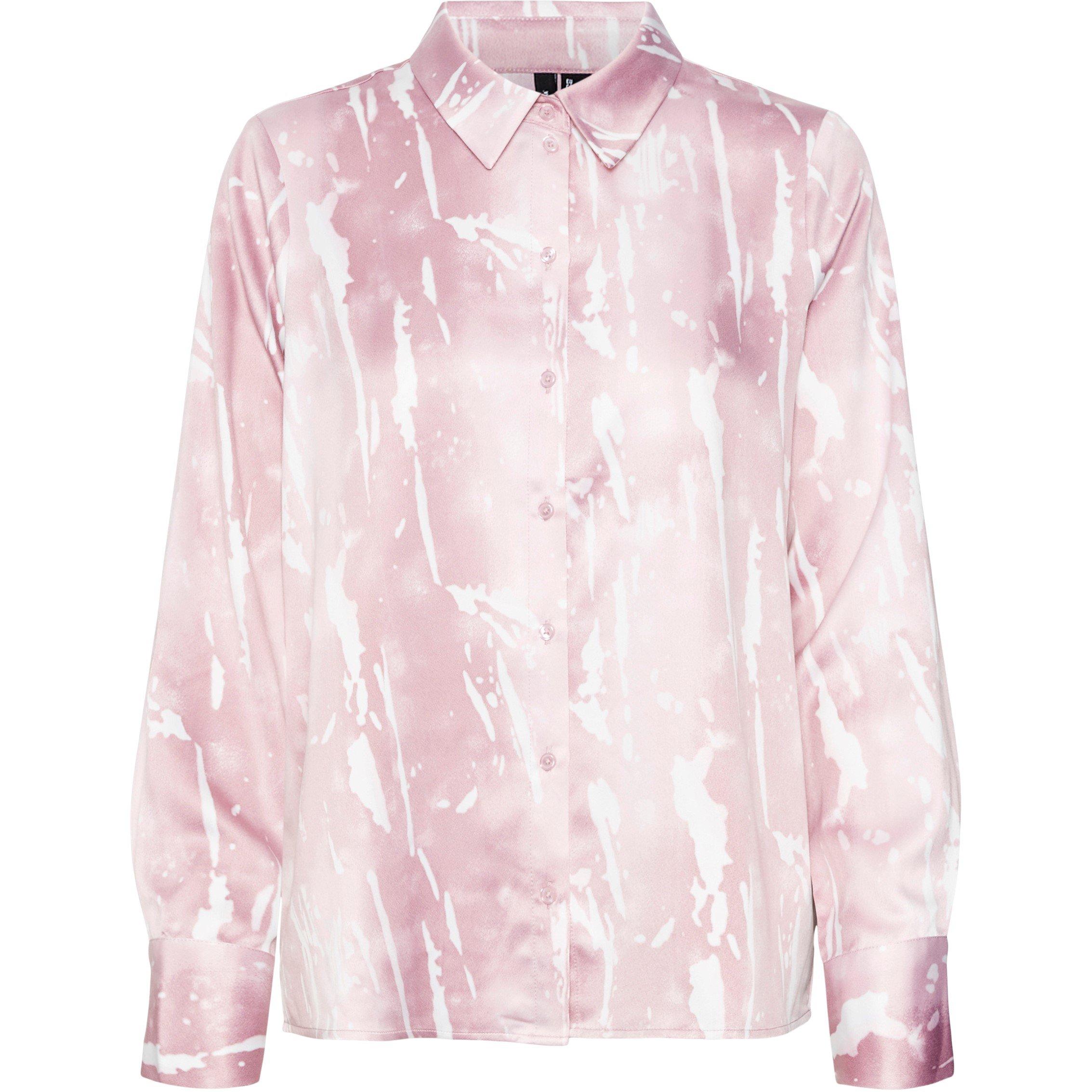 Orchidee Mist - Vero Moda - Women's Long-Sleeve Patterned Shirt - 5