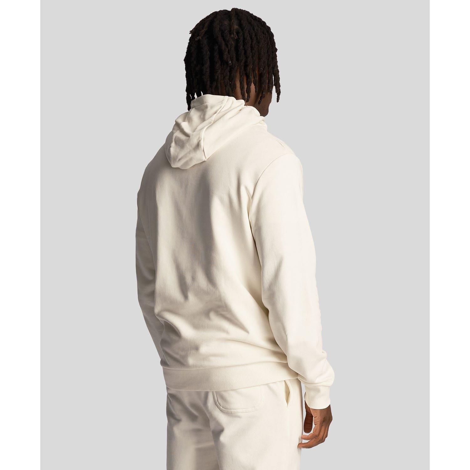 White - Lyle and Scott - Club Emblem Hoodie - 3