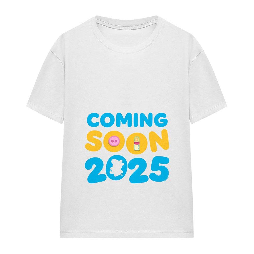 White - Hasbro - Peppa Pig Coming Soon 2025 Bump T Shirt White - 4