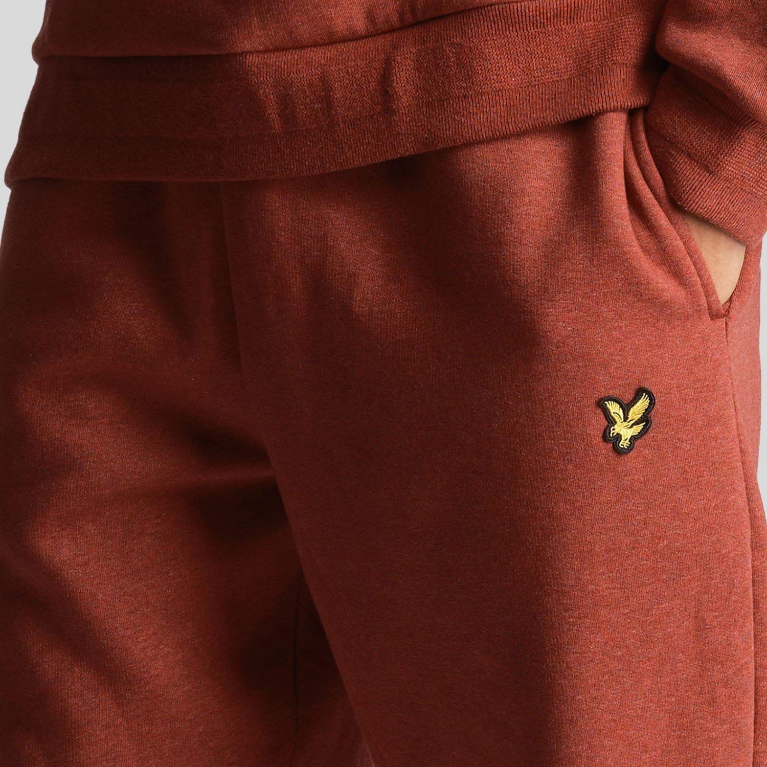 Burgundy - Lyle and Scott - Racked Joggers - 4