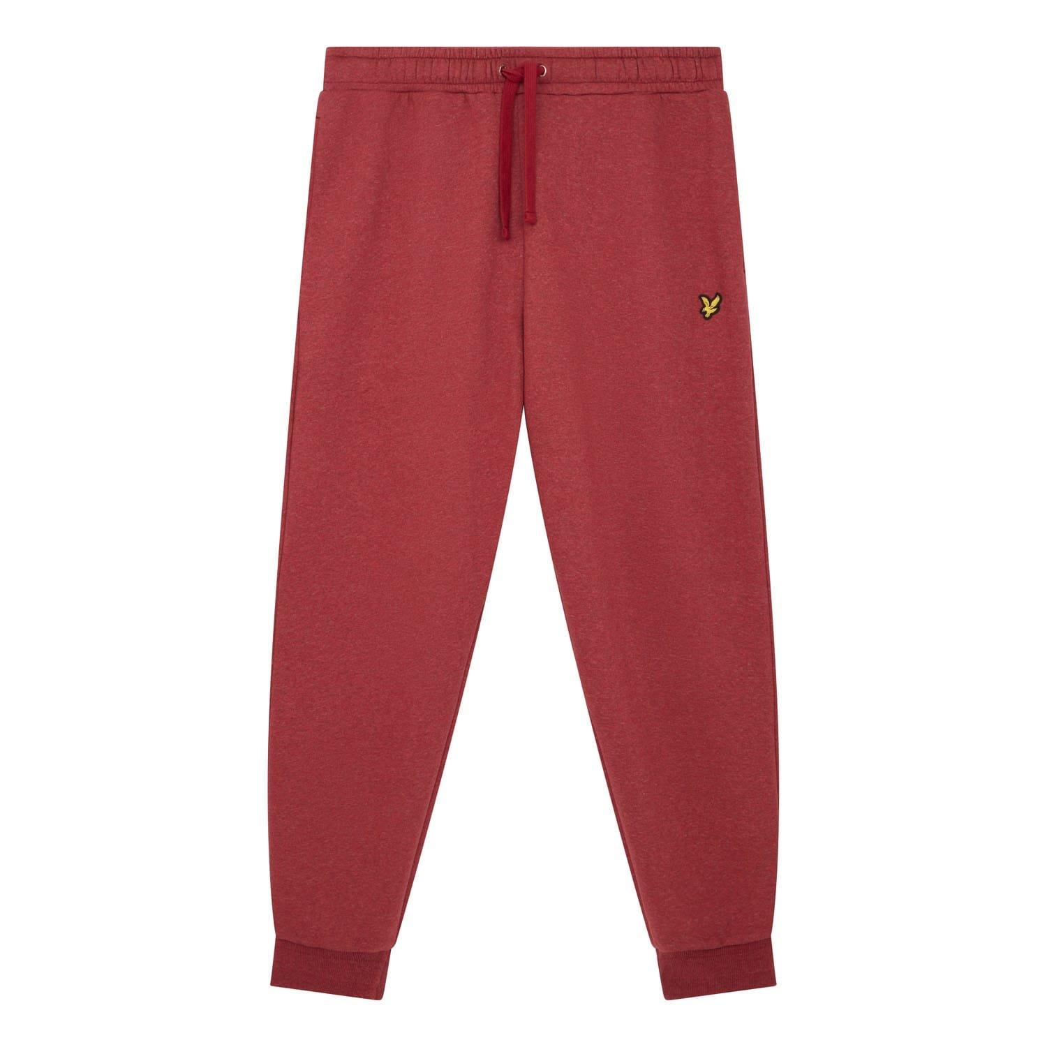 Burgundy - Lyle and Scott - Racked Joggers - 5