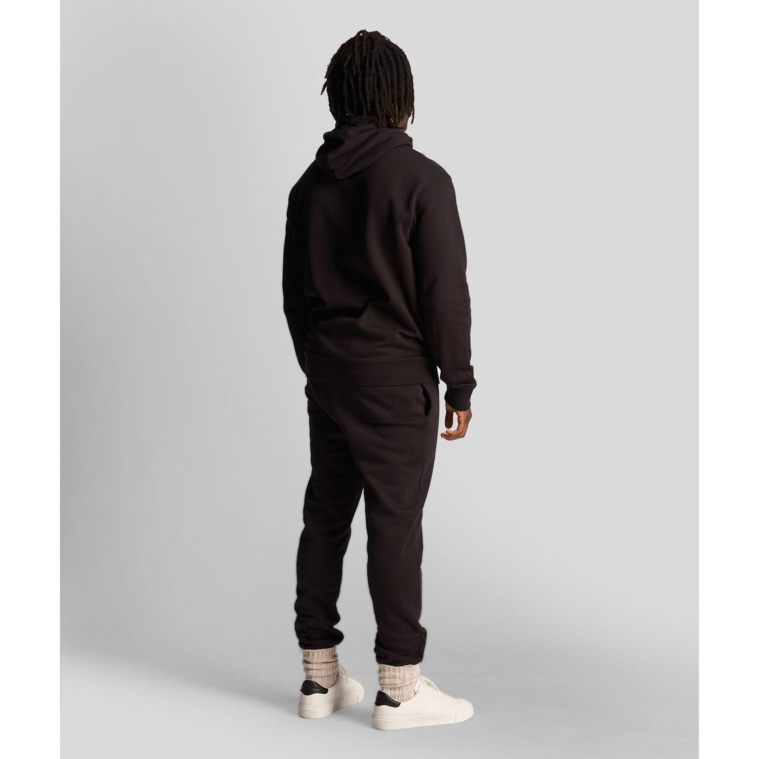 Black - Lyle and Scott - Ripple Logo Joggers - 3