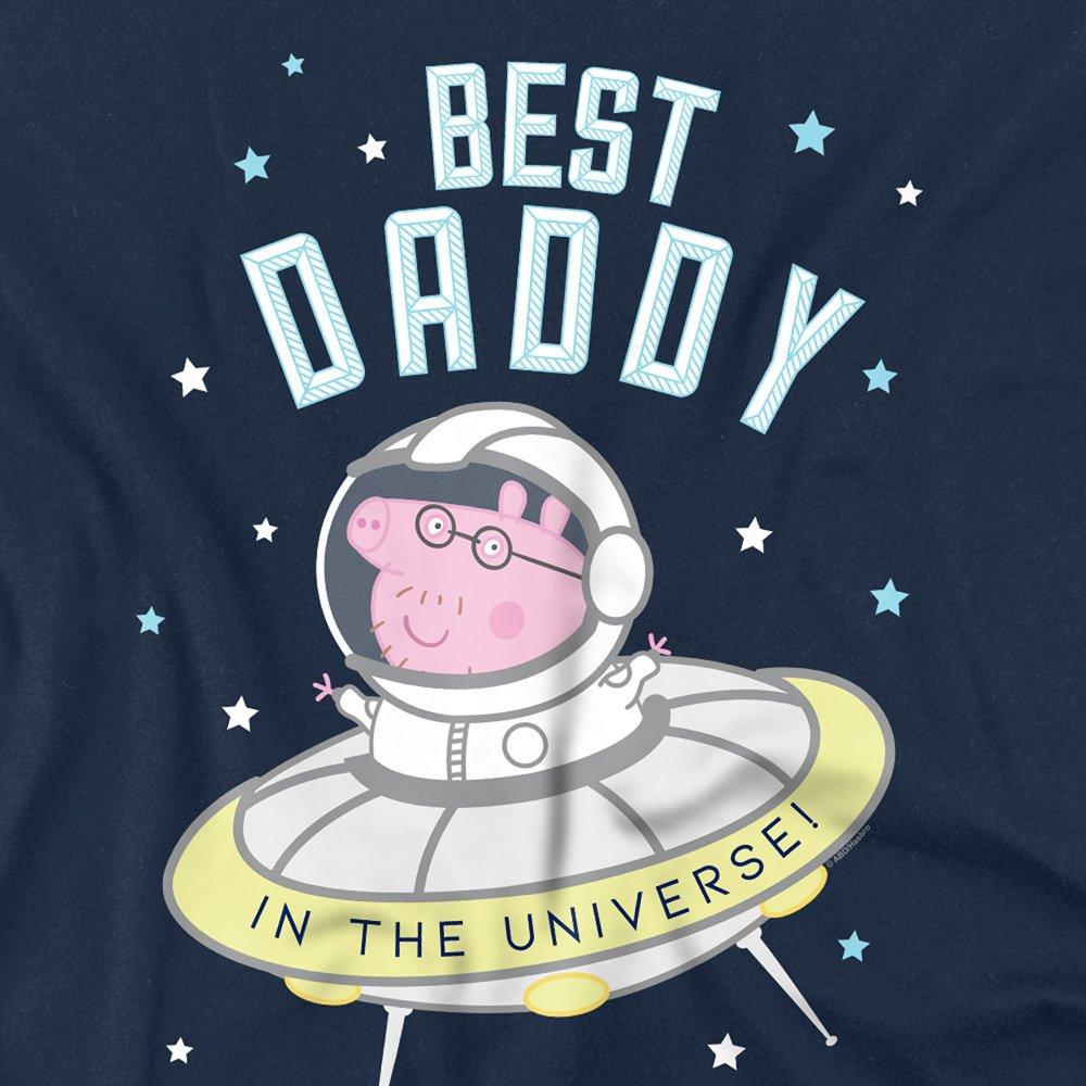 Navy - Hasbro - Peppa Pig Best Daddy Pig In The Universe T Shirt - 2