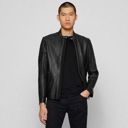 Boss Jaysee Leather Jacket