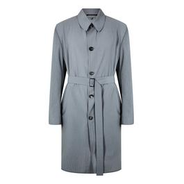 Emporio Armani Belted Overcoat