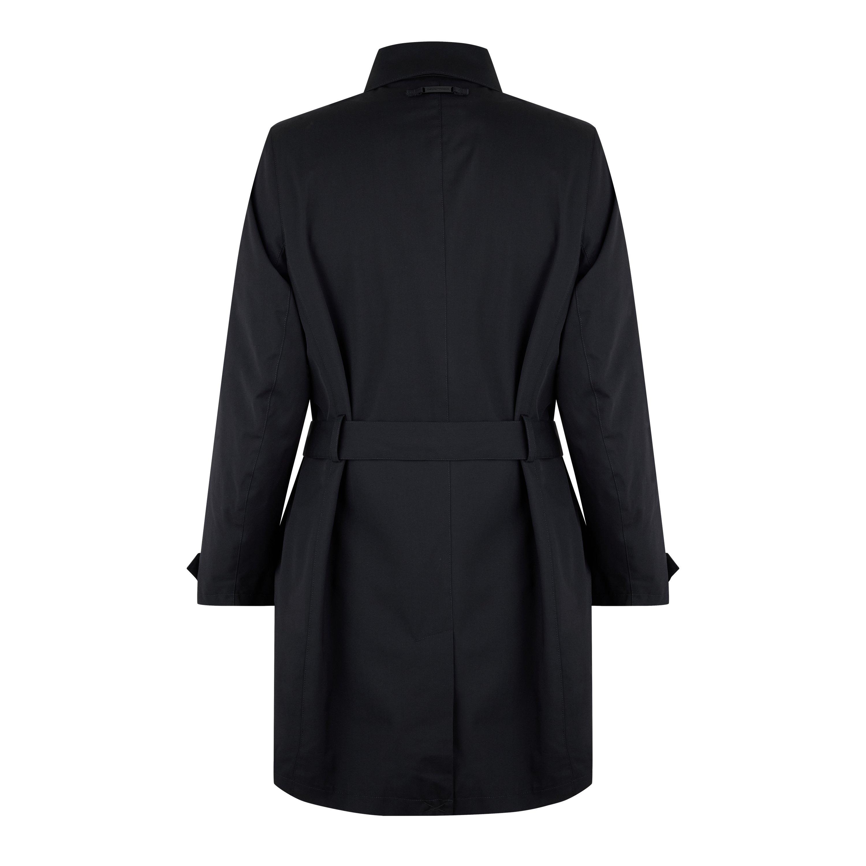 Black - Emporio Armani - Men's Trench Coat - 2