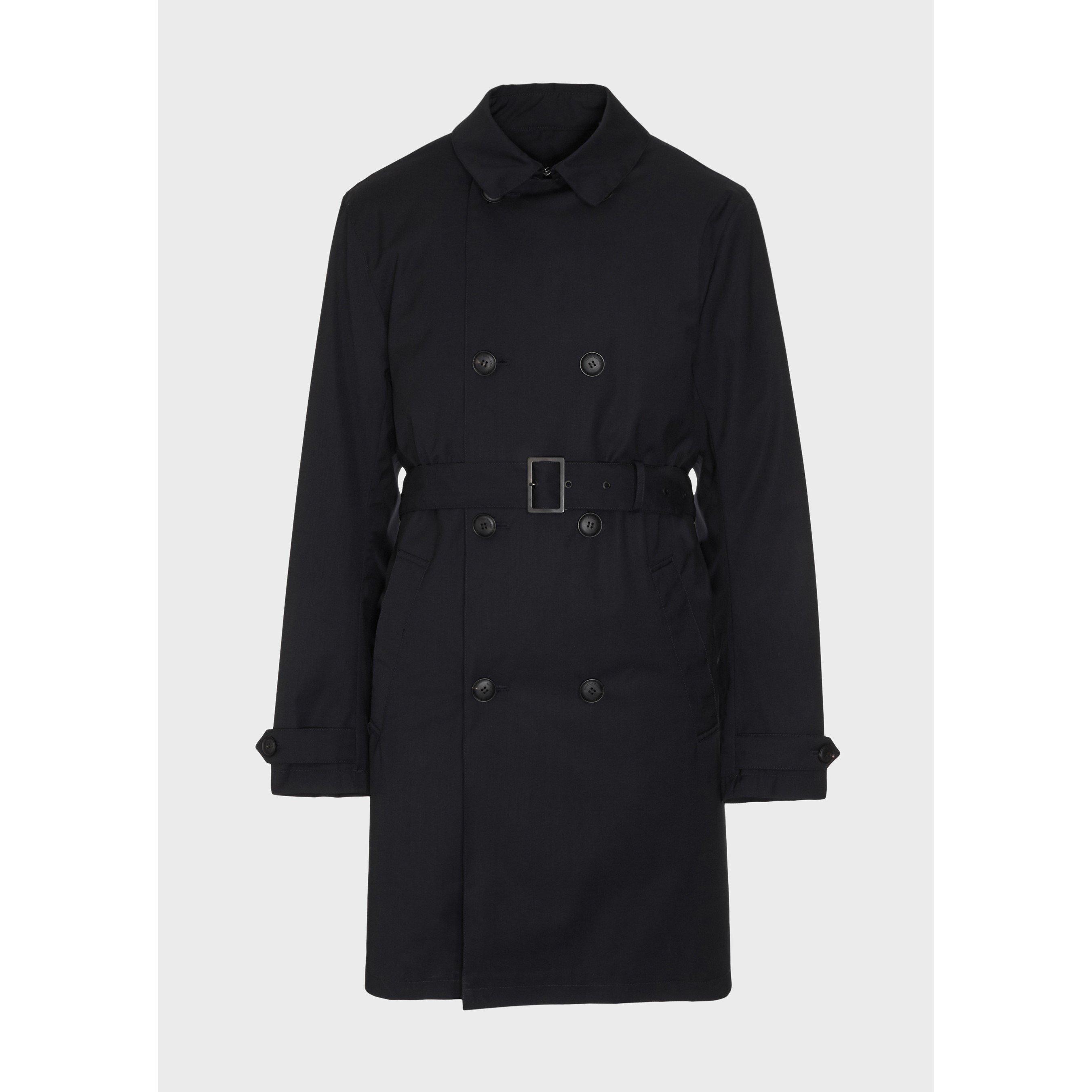 Navy Blue - Emporio Armani - Men's Trench Coat - 4