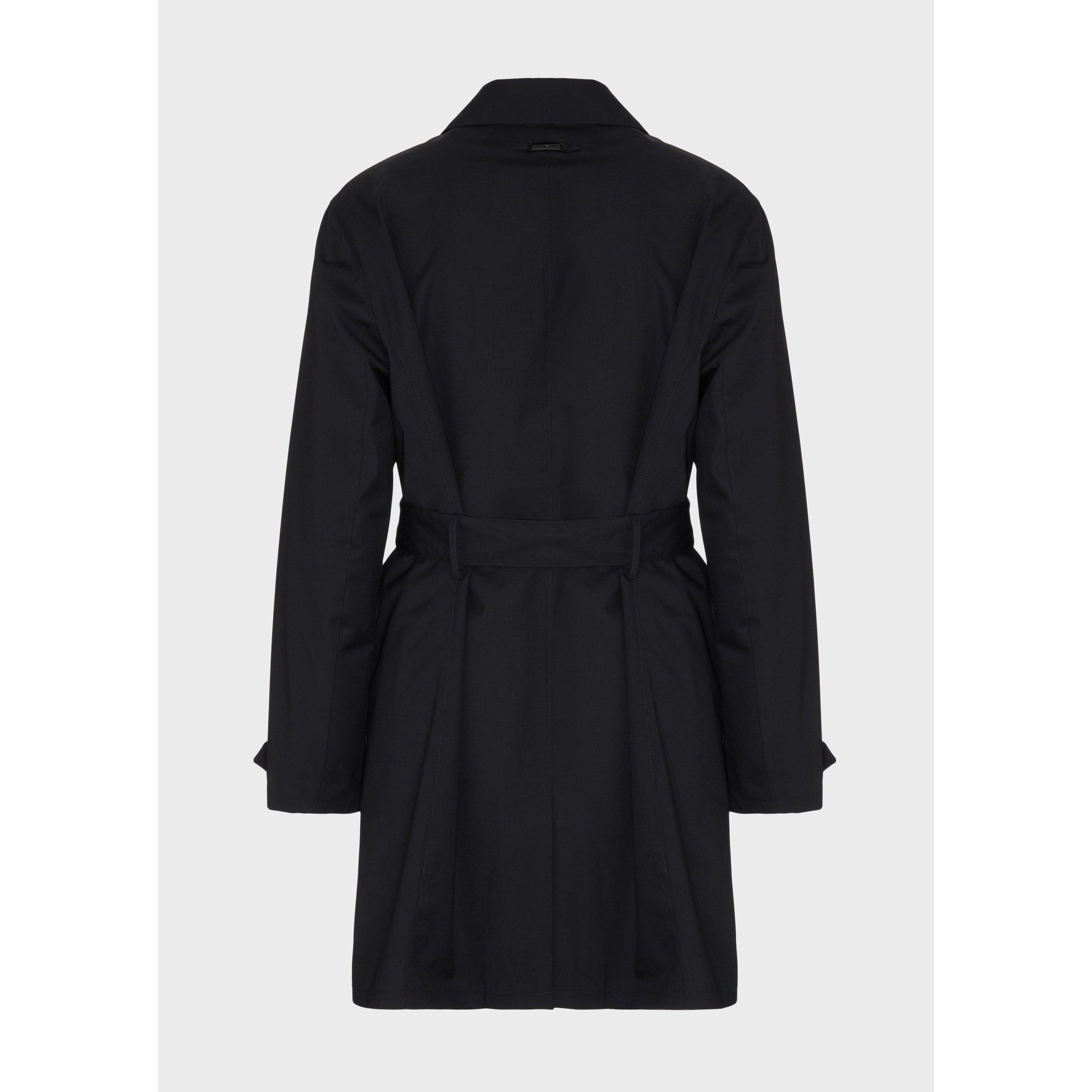 Navy Blue - Emporio Armani - Men's Trench Coat - 5