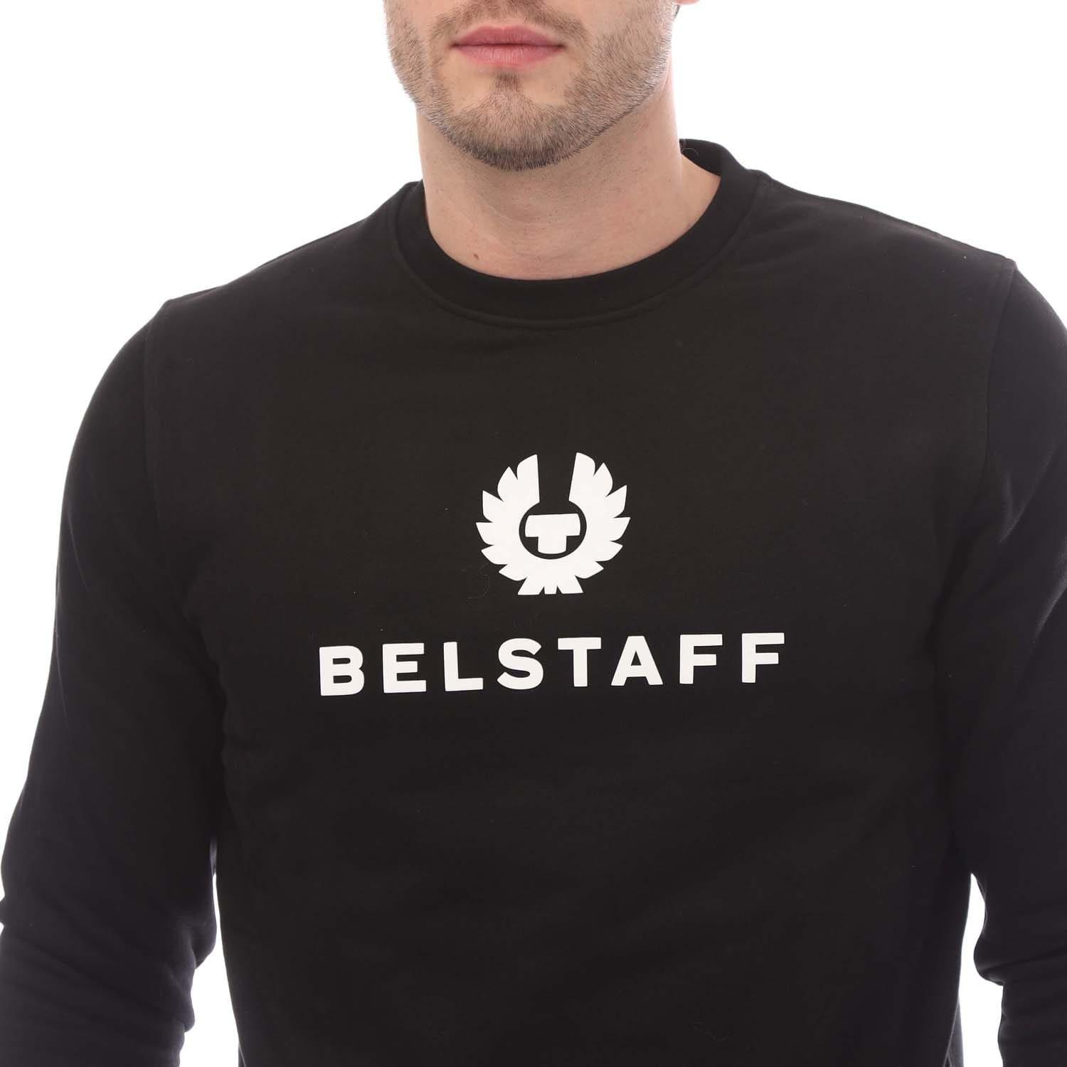 Black-White - Belstaff - Signature  Crewneck Sweatshirt - 3