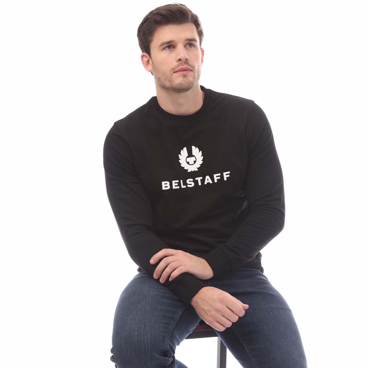 Black-White - Belstaff - Signature  Crewneck Sweatshirt - 4