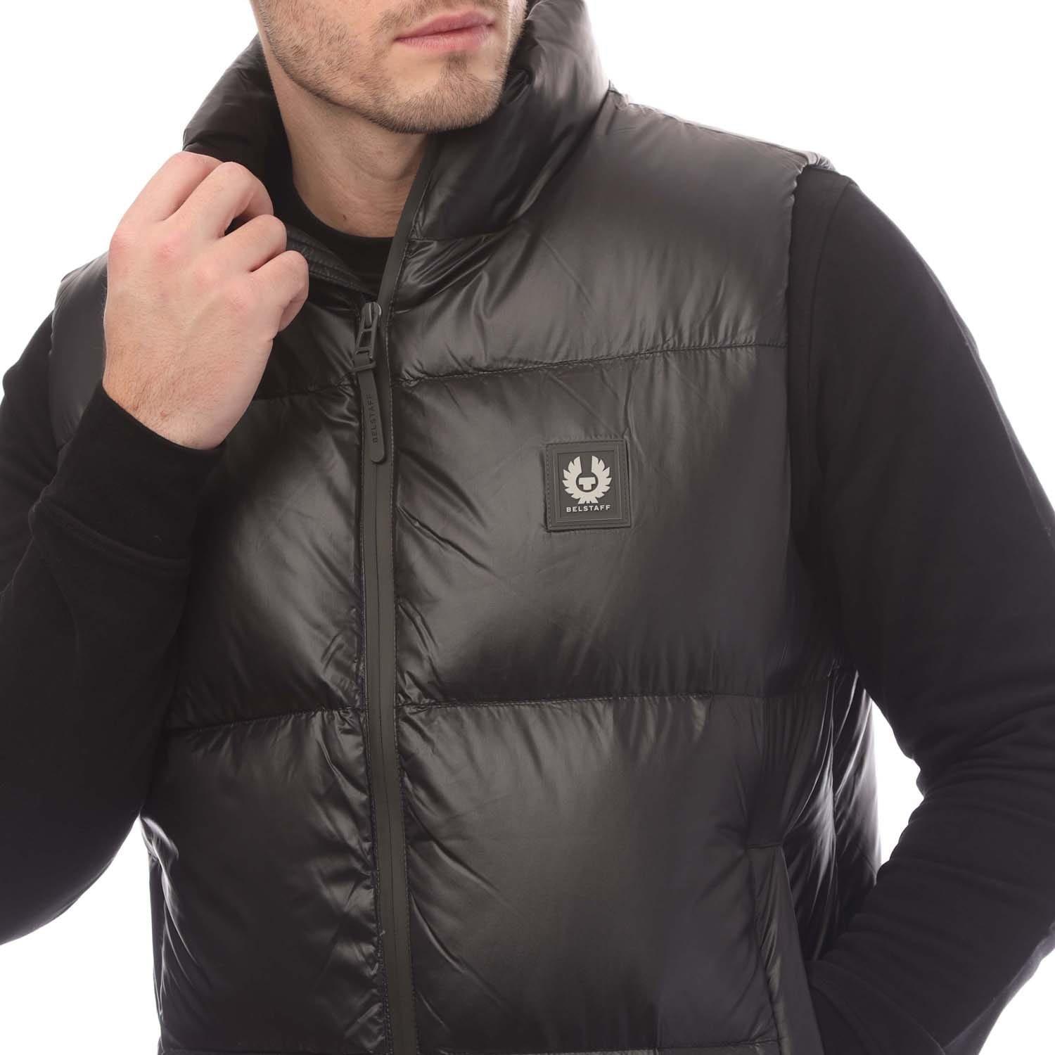 Black - Belstaff - Down Filled Ripstop Resolve Gilet - 3