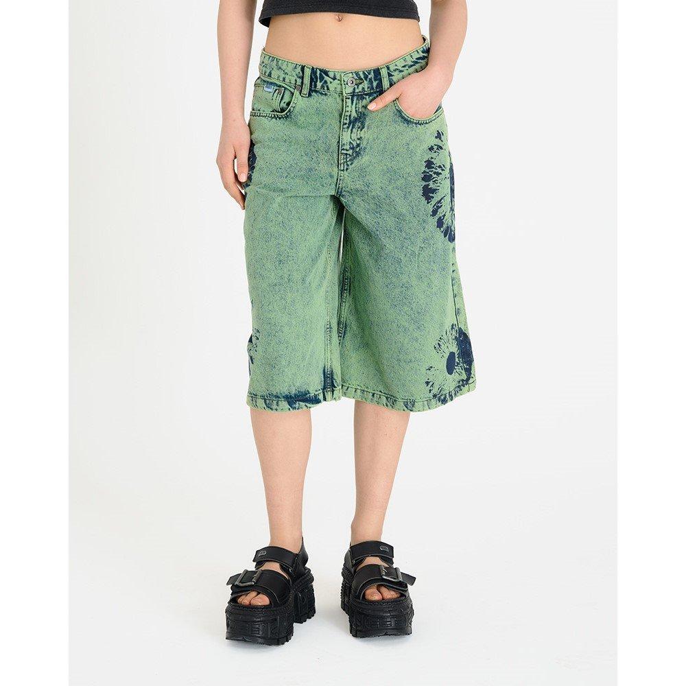 Green - The Ragged Priest - Women's Oracle Release Denim Shorts - 1