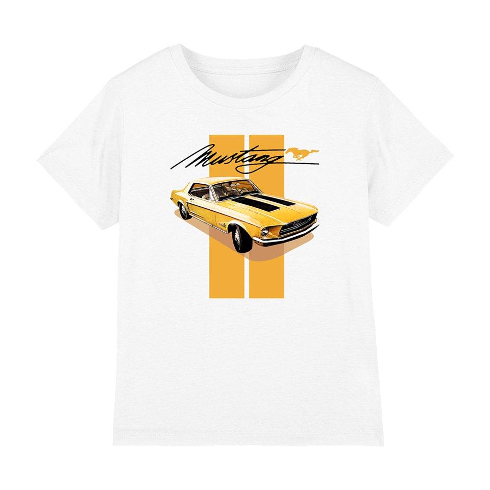 Ford Ford Mustang Stang Stripes Kids T-Shirt White