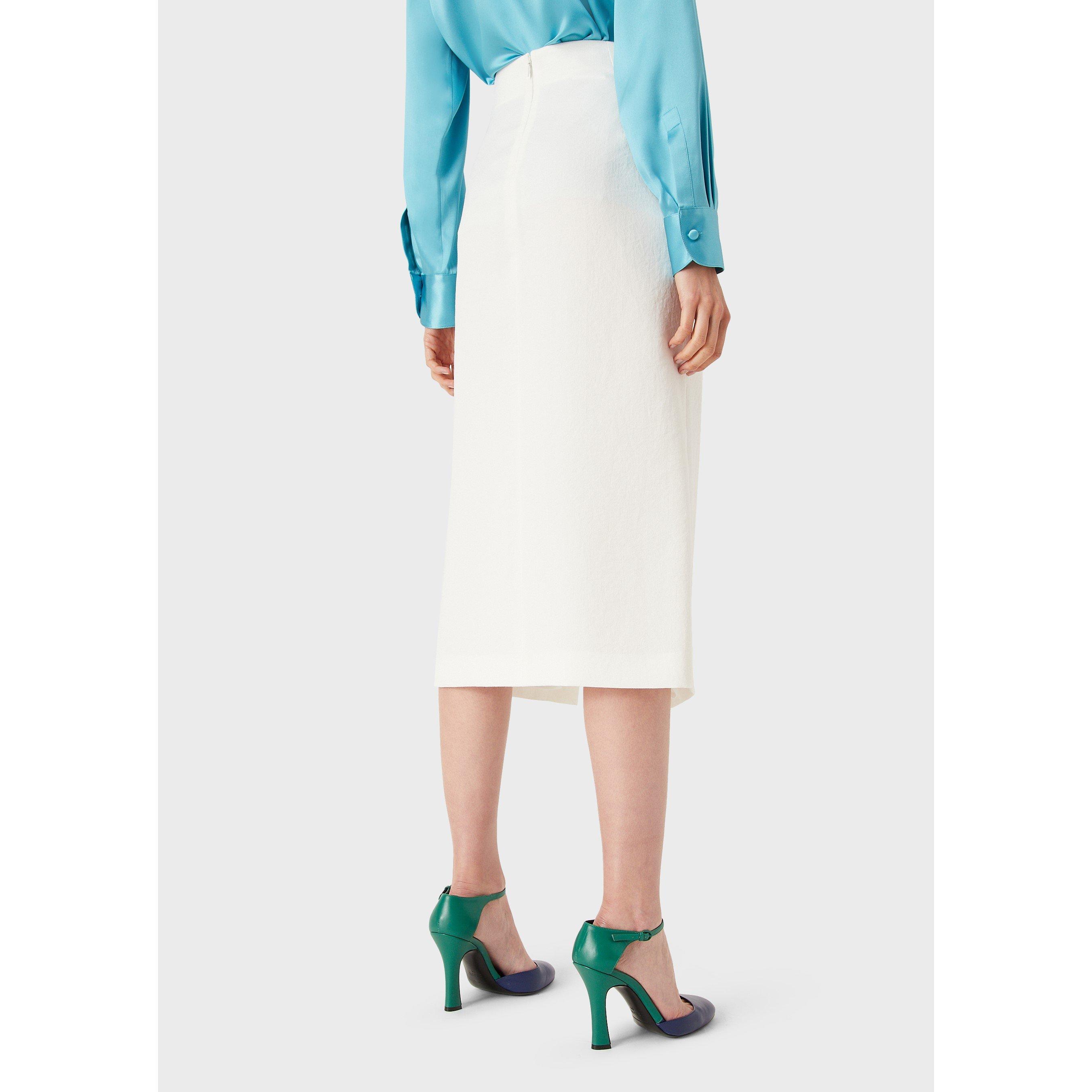 White - Emporio Armani - Women's Pencil Skirt - 2