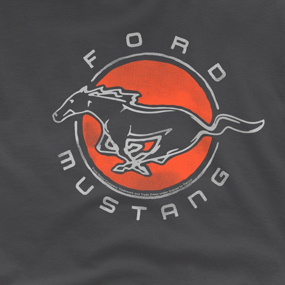 Charcoal - Ford - Ford Mustang Circle Kids T-Shirt Charcoal - 2